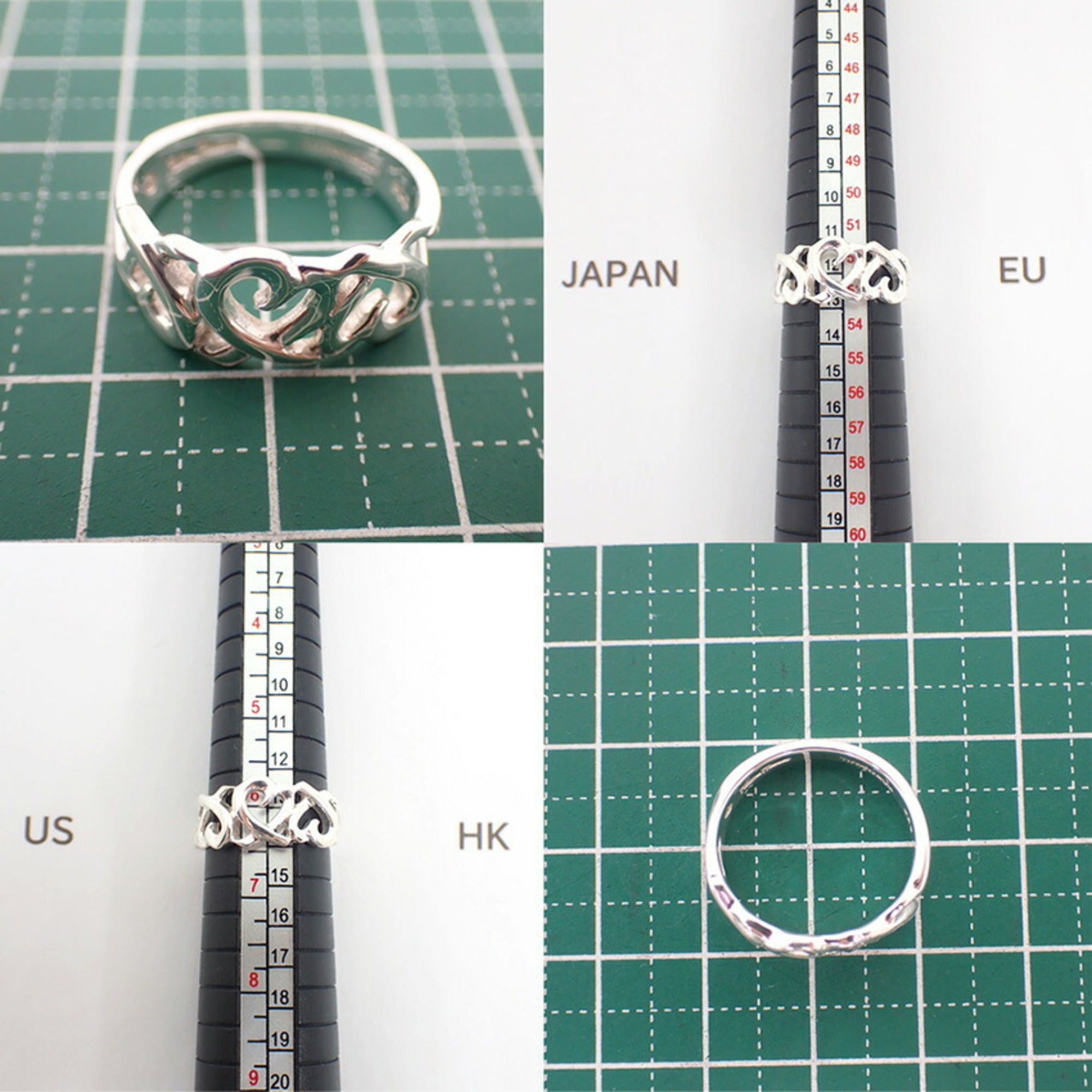 Tiffany Sterling Silver 925 Band Ring (Pre-Owned)