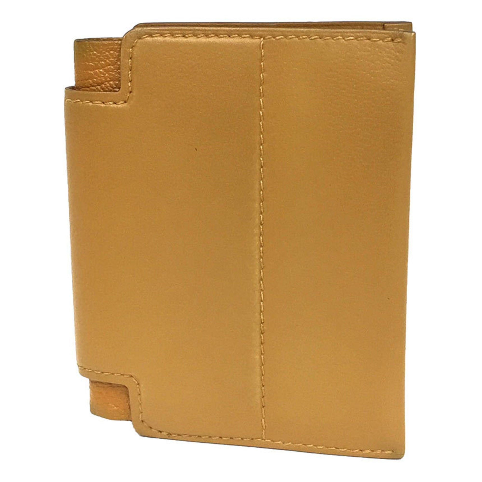 Hermes Camel Chevre Leather Wallet (Bi-Fold) (Pre-Owned)