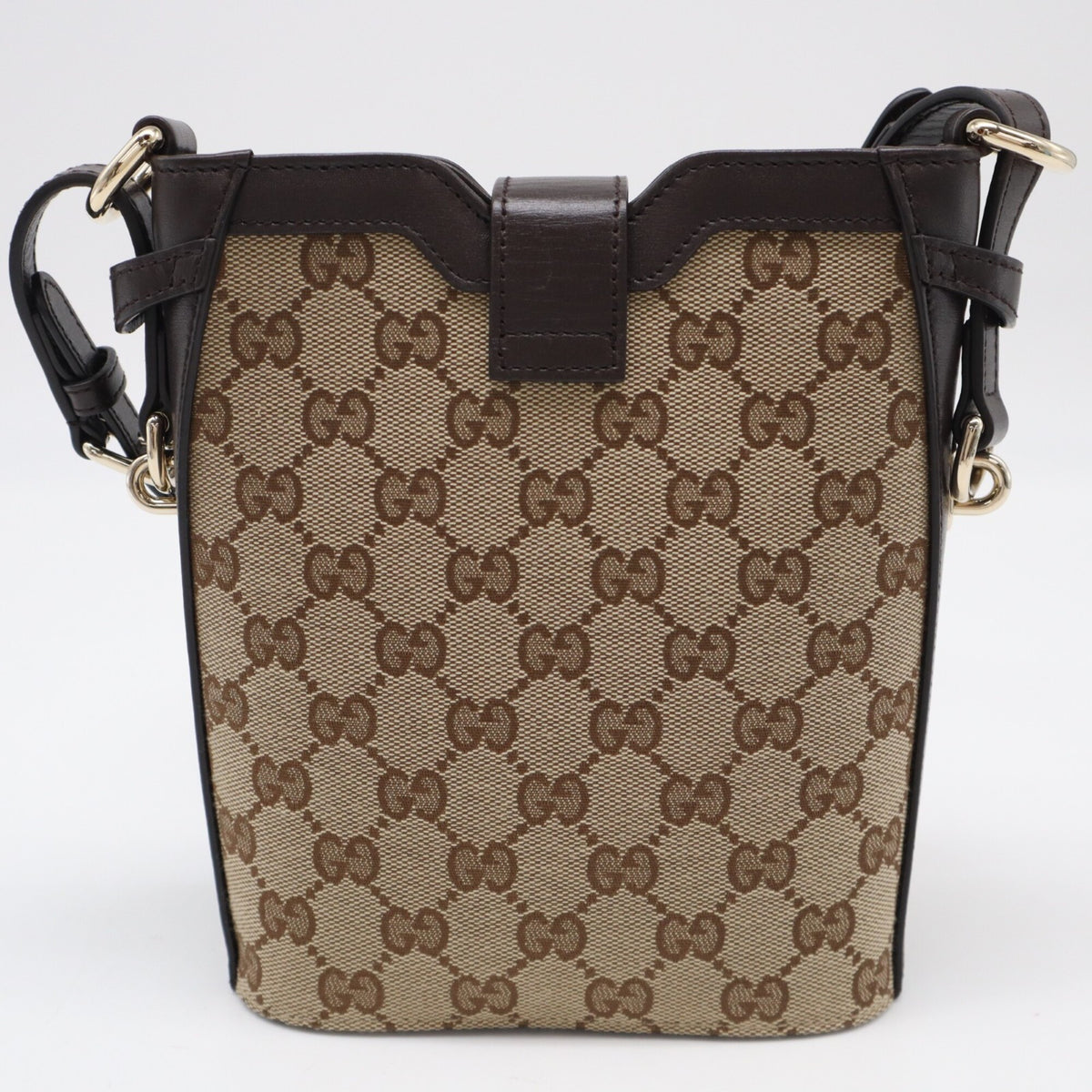 Gucci Gg Canvas Beige Brown Multi-Color Gg Canvas Shoulder Bag (Pre-Owned)