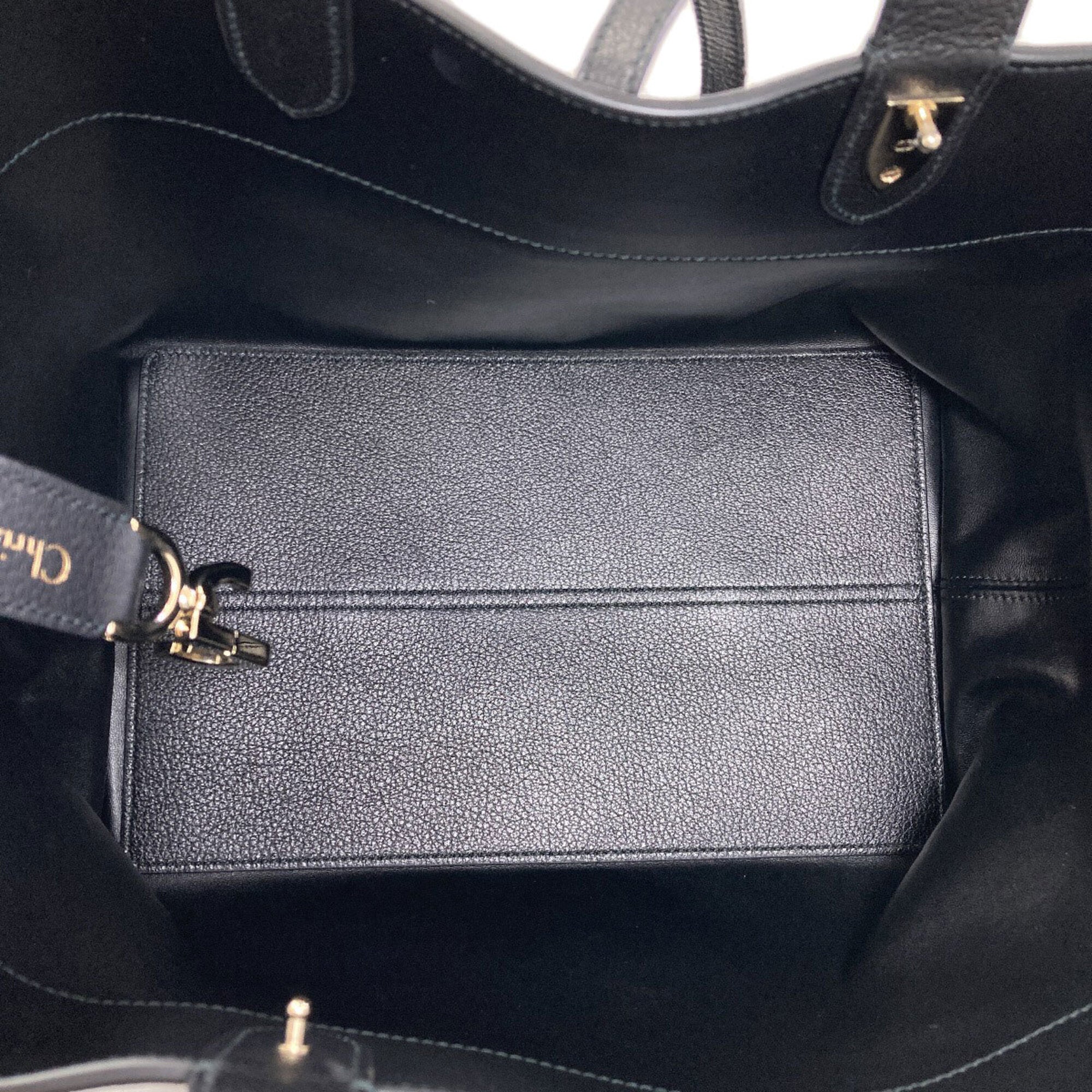 Christian Dior Black Leather Handbag (Pre-Owned)