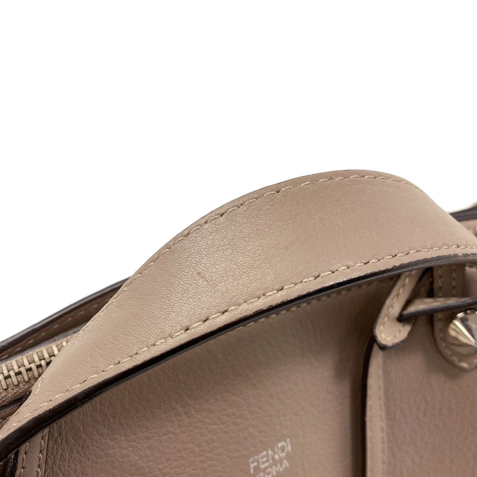 Fendi Brown Leather Handbag (Pre-Owned)