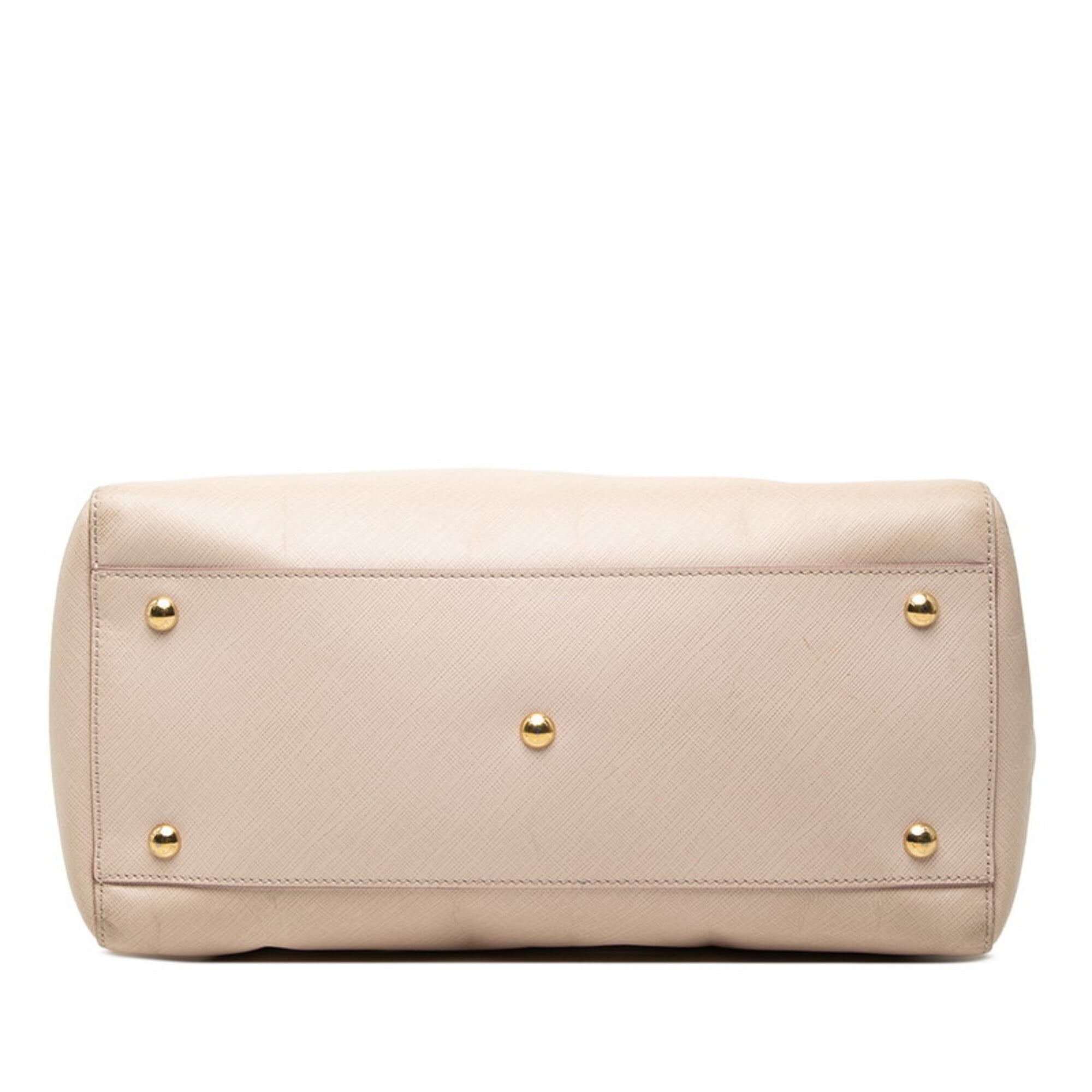 Salvatore Ferragamo Pink Leather Handbag Shoulder Bag (Pre-Owned)