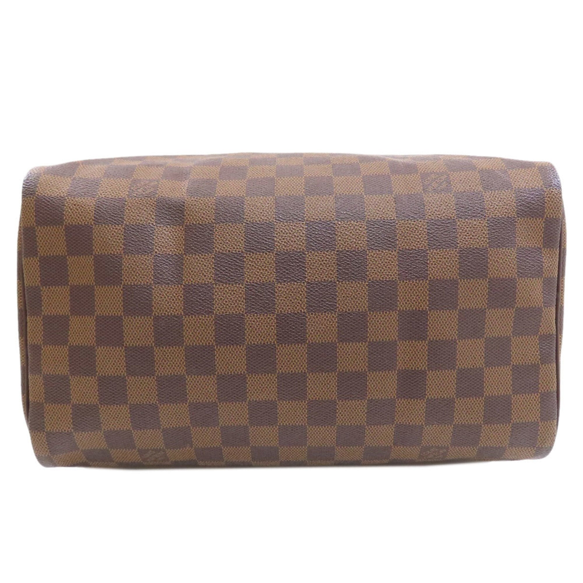 Louis Vuitton Damier Canvas Ebene Damier Canvas Boston Bag (Pre-Owned)