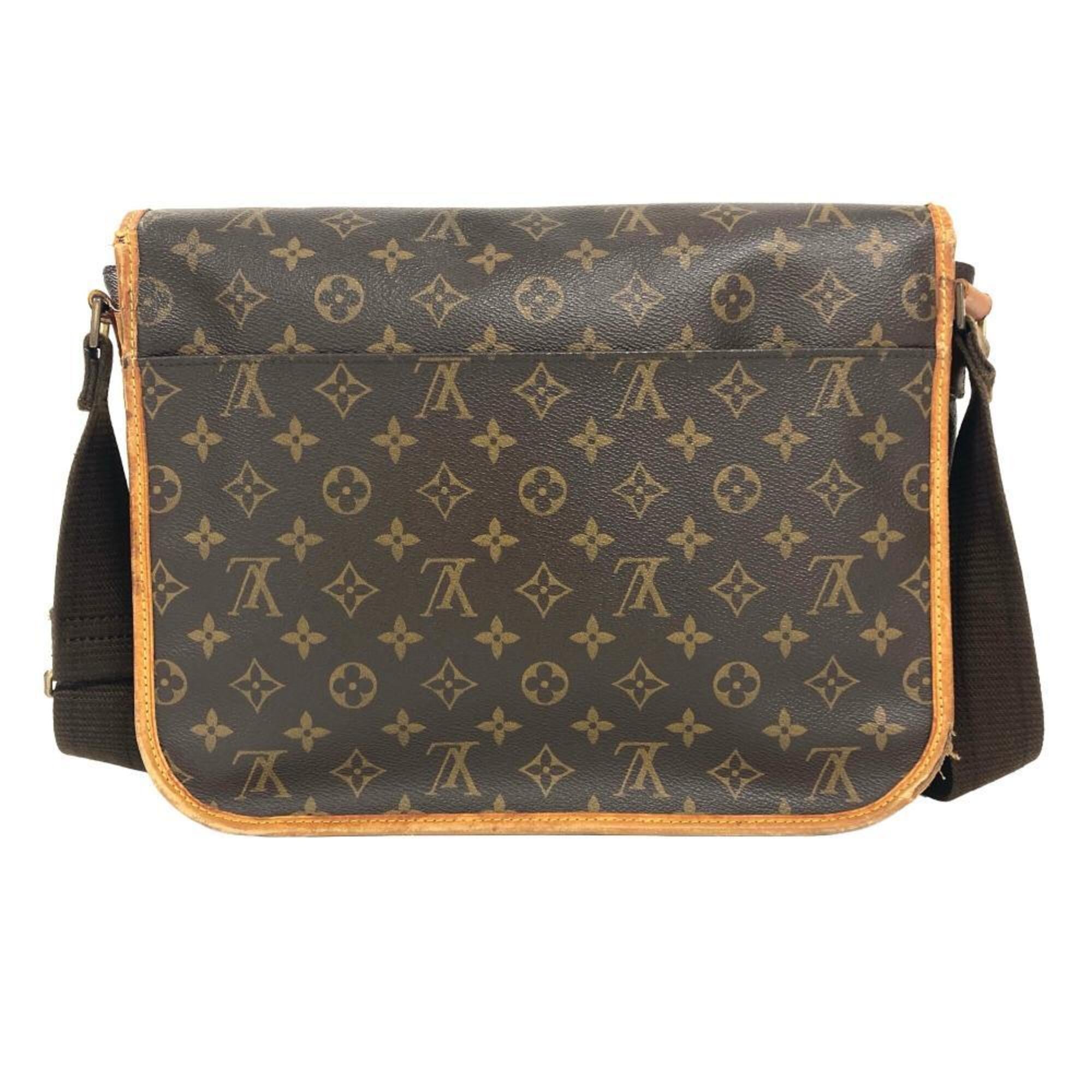 Louis Vuitton Brown Monogram Canvas Messenger Bag Shoulder Bag (Pre-Owned)