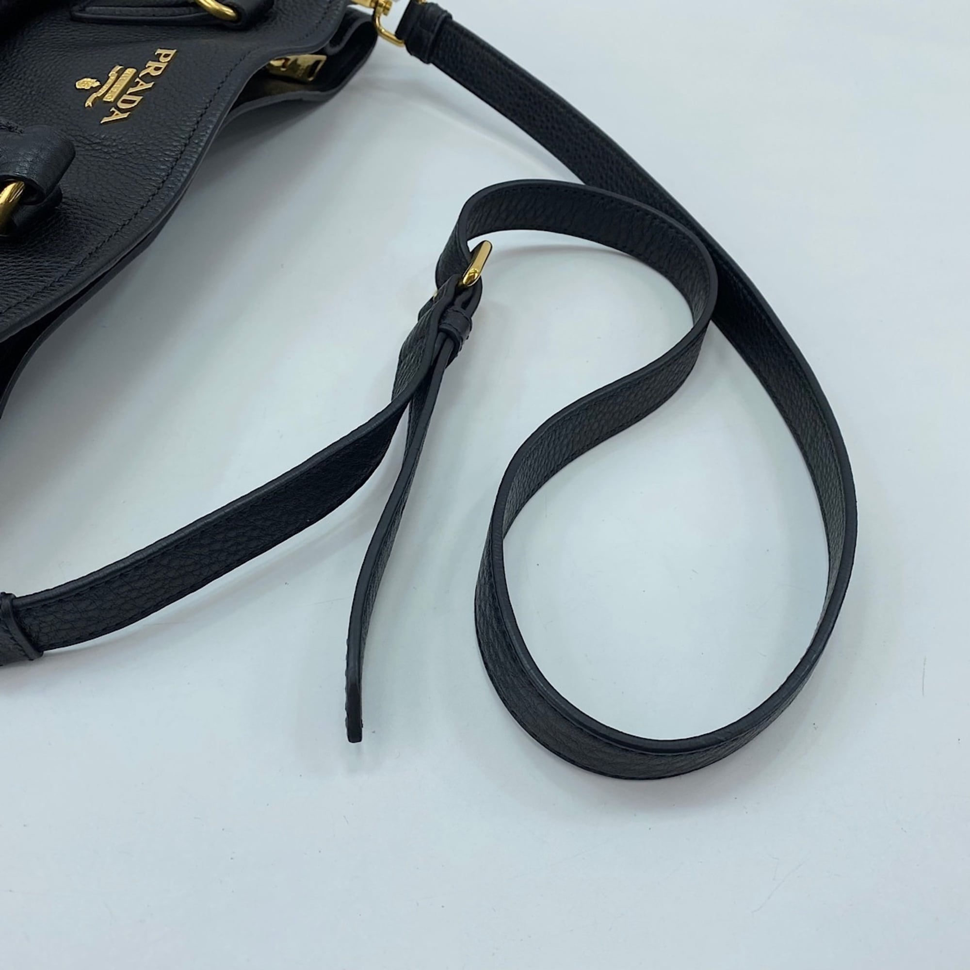 Prada Black Handbag Shoulder Bag (Pre-Owned)