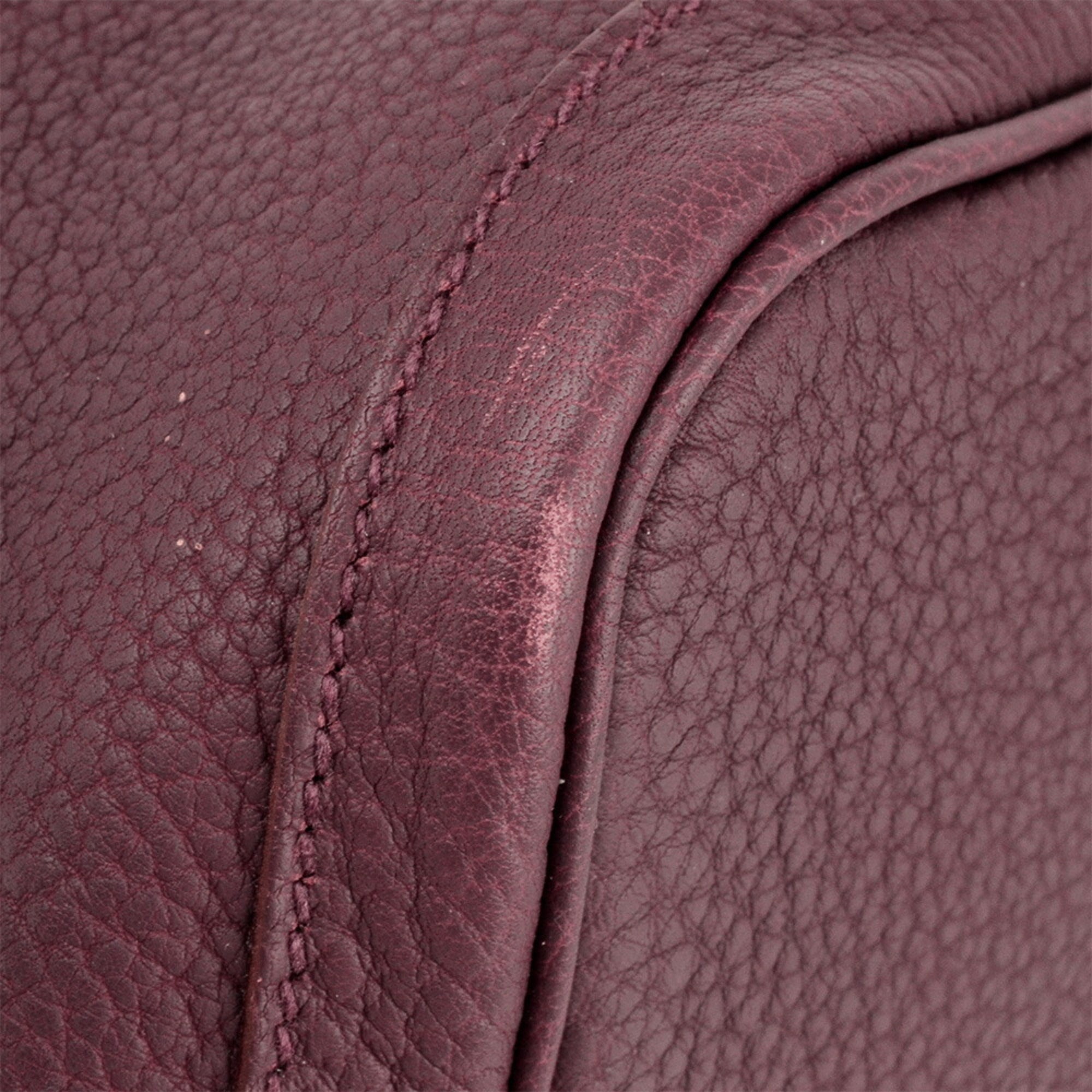 Hermes Cassis Purple Negonda Leather Tote Bag (Pre-Owned)