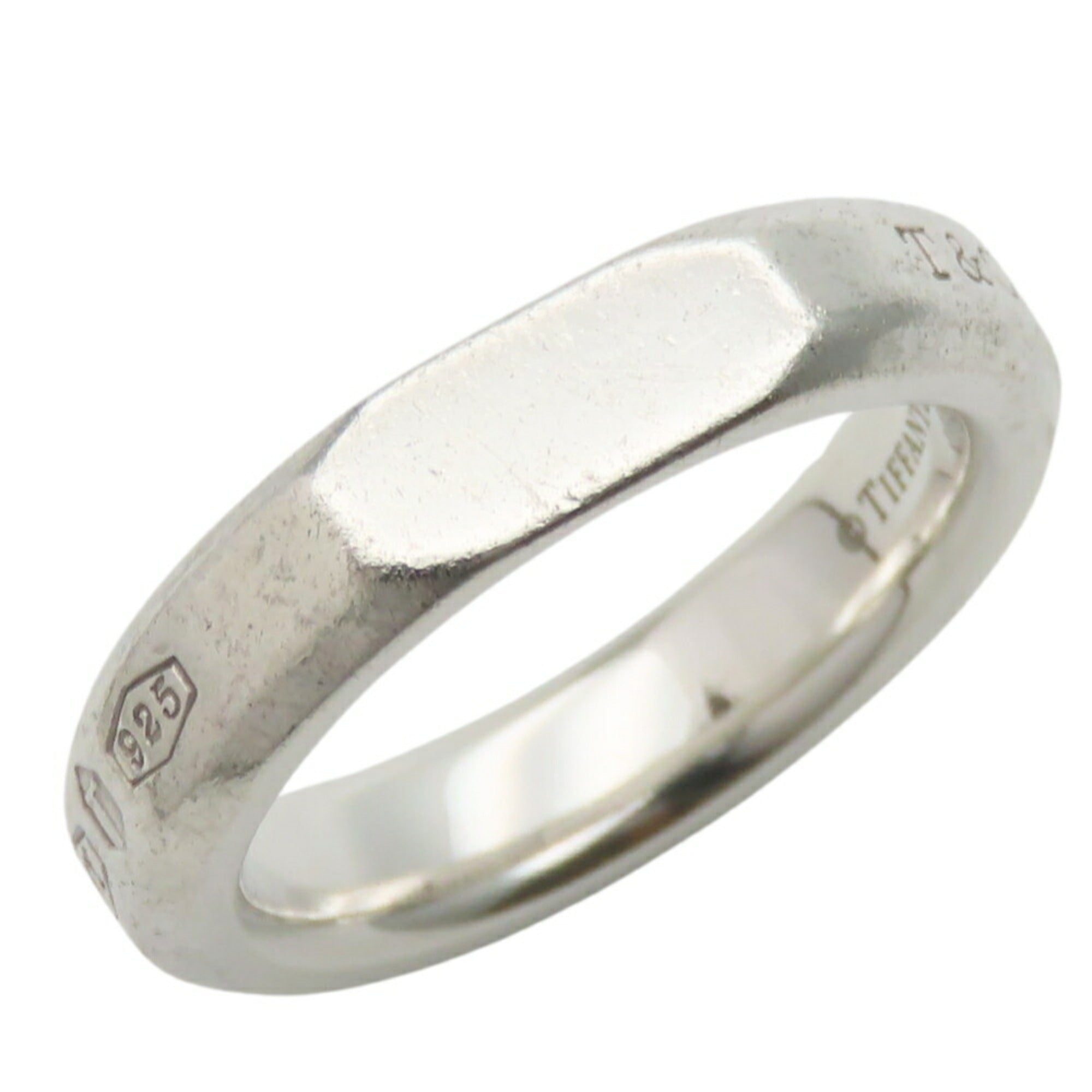 Tiffany Silver Silver 925 Band Ring (Pre-Owned)