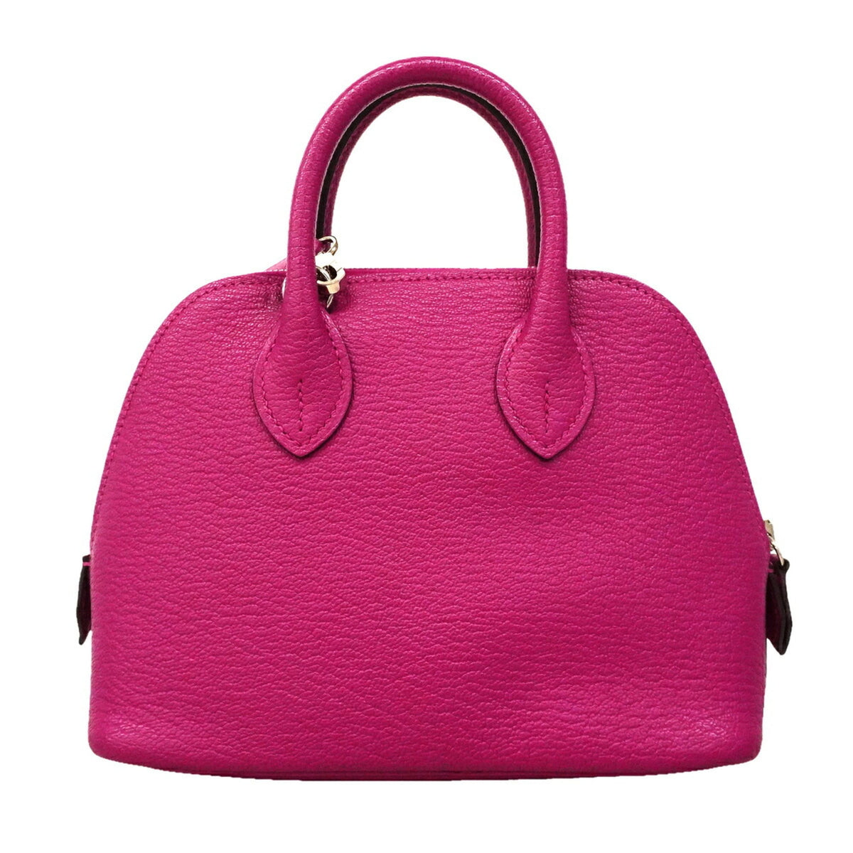Hermes Rose Purple Chevre Myzore Leather Handbag (Pre-Owned)