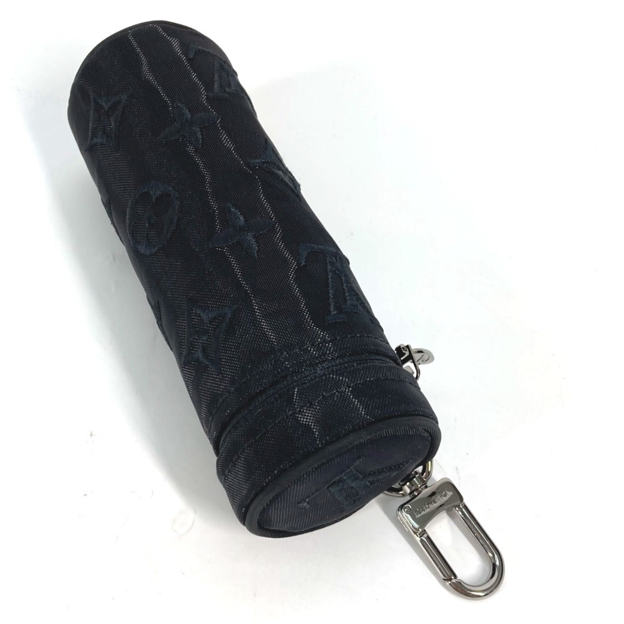 Louis Vuitton Black Monogram Cotton Polyester Pouch (Pre-Owned)