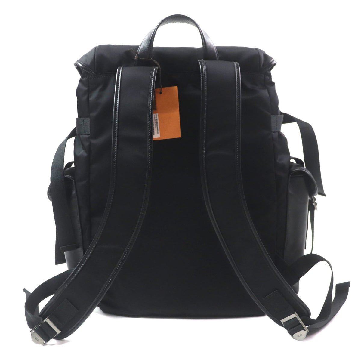 Tod's Black Fabric Leather Backpack (Pre-Owned)