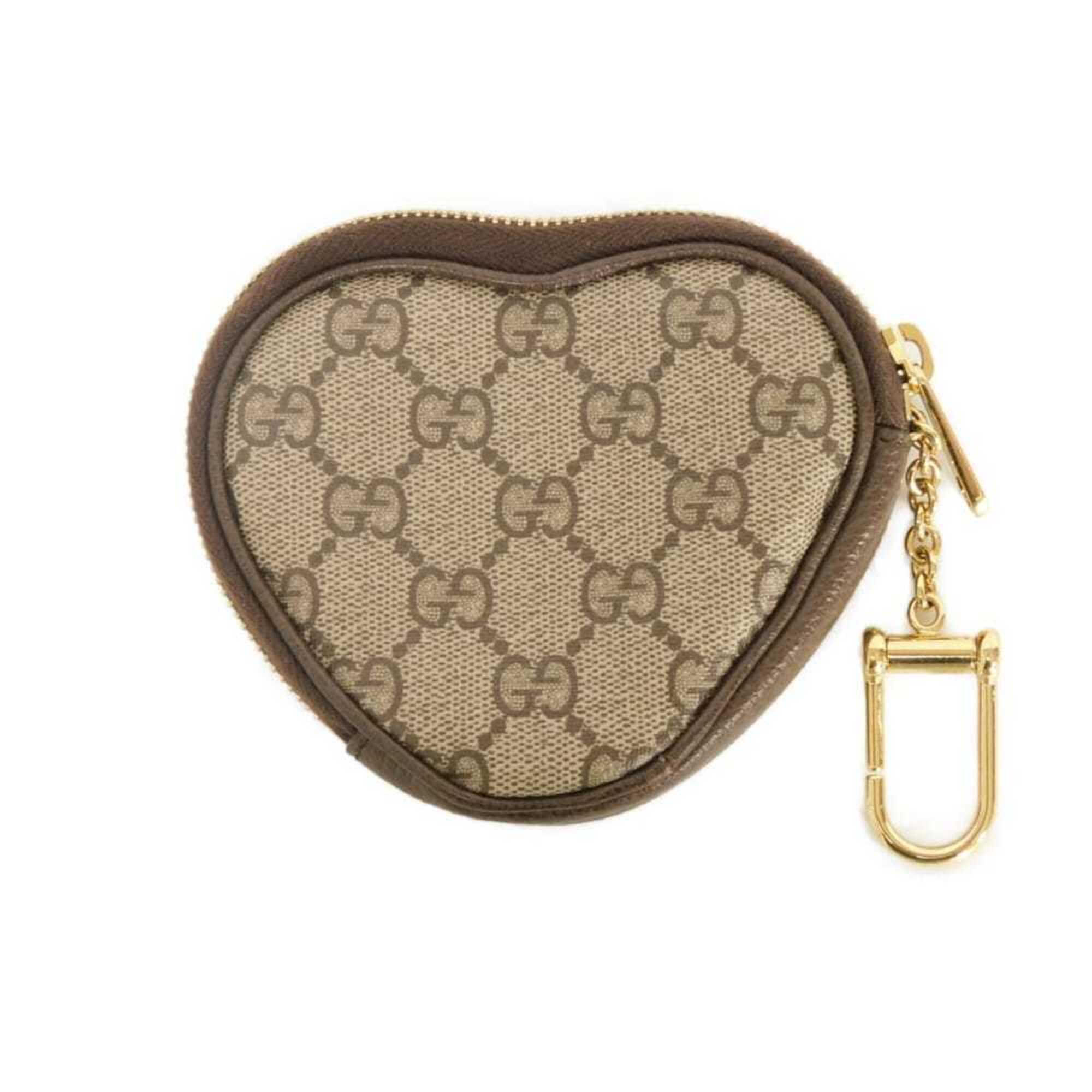 Gucci Beige Gg Supreme Coin Purse/Coin Case (Pre-Owned)