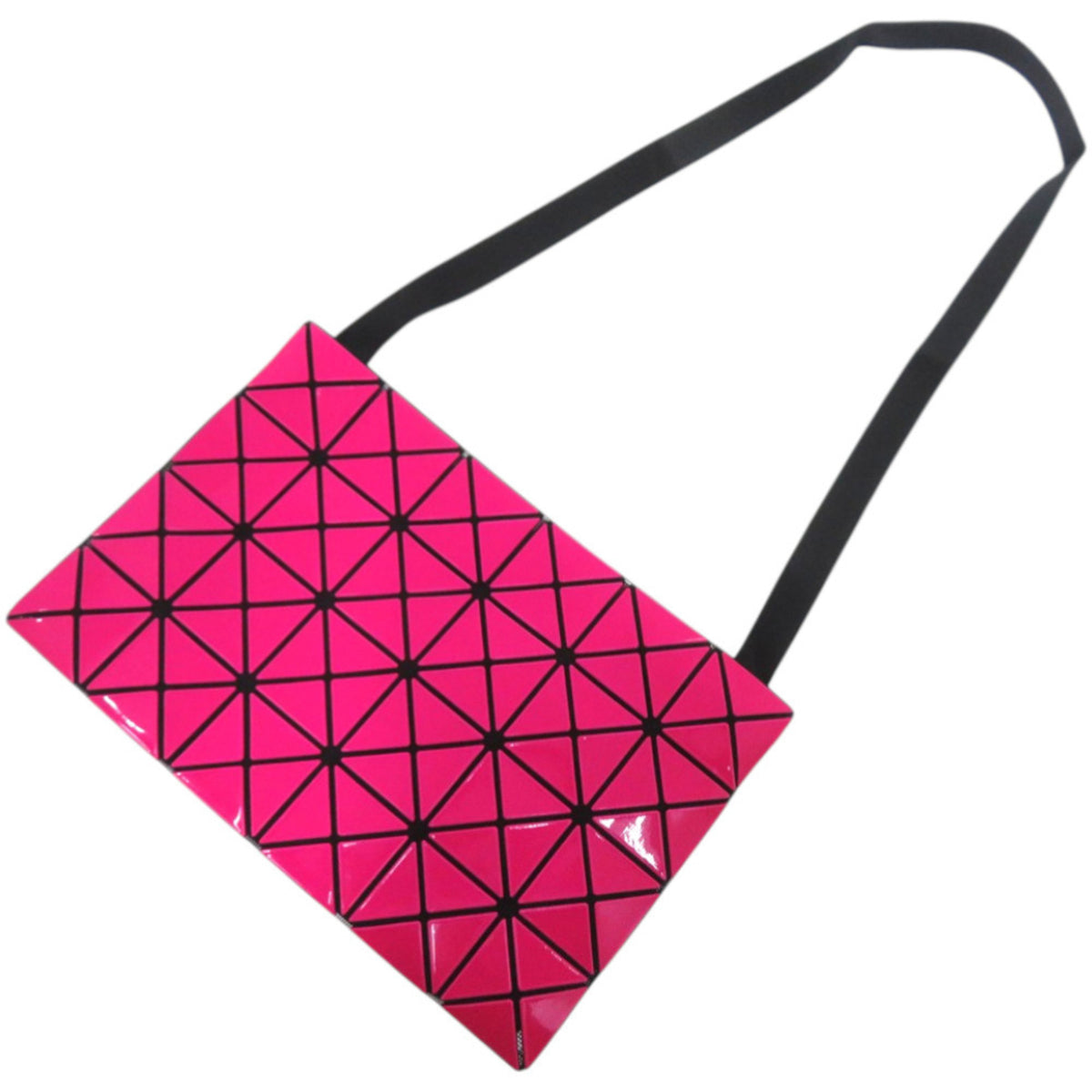 Issey Miyake Black Pink Polyester Pvc Shoulder Bag (Pre-Owned)