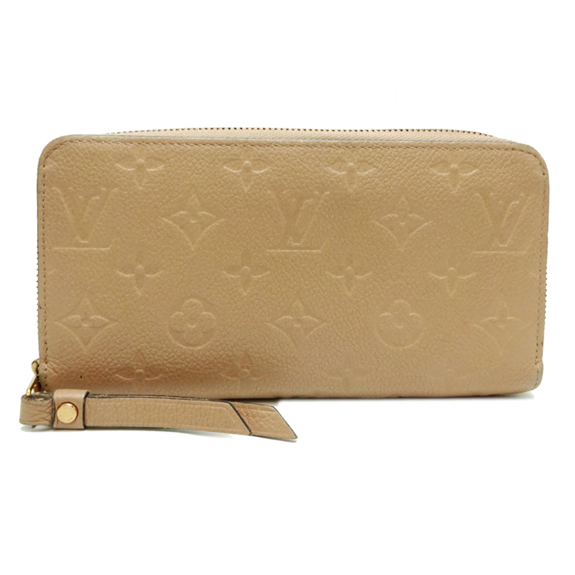 Louis Vuitton Beige Monogram Empreinte Long Wallet (Bi-Fold) (Pre-Owned)