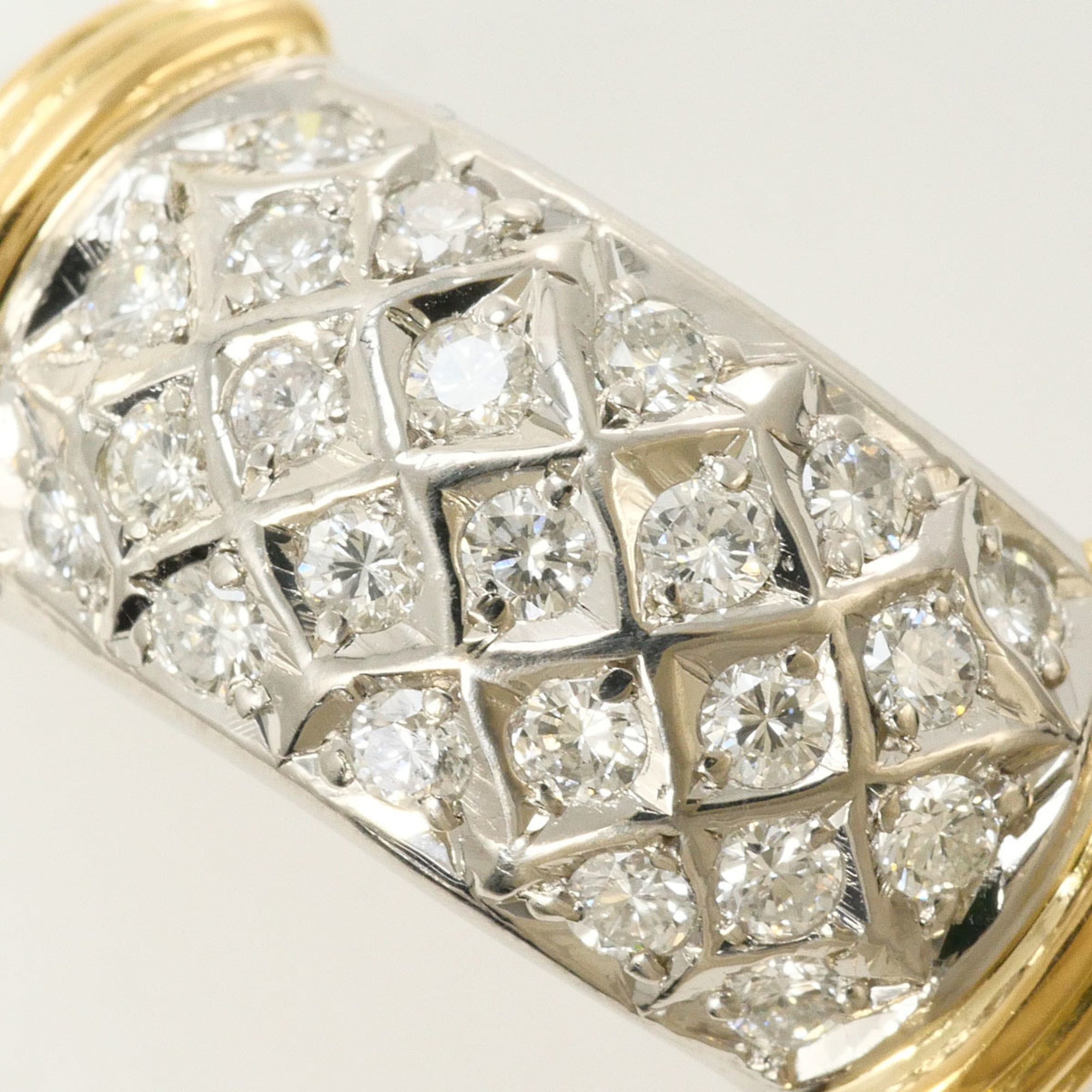 Unbranded Platinum Yellow Gold Yellow Gold (18K) Platinum 900 Band Ring (Pre-Owned)