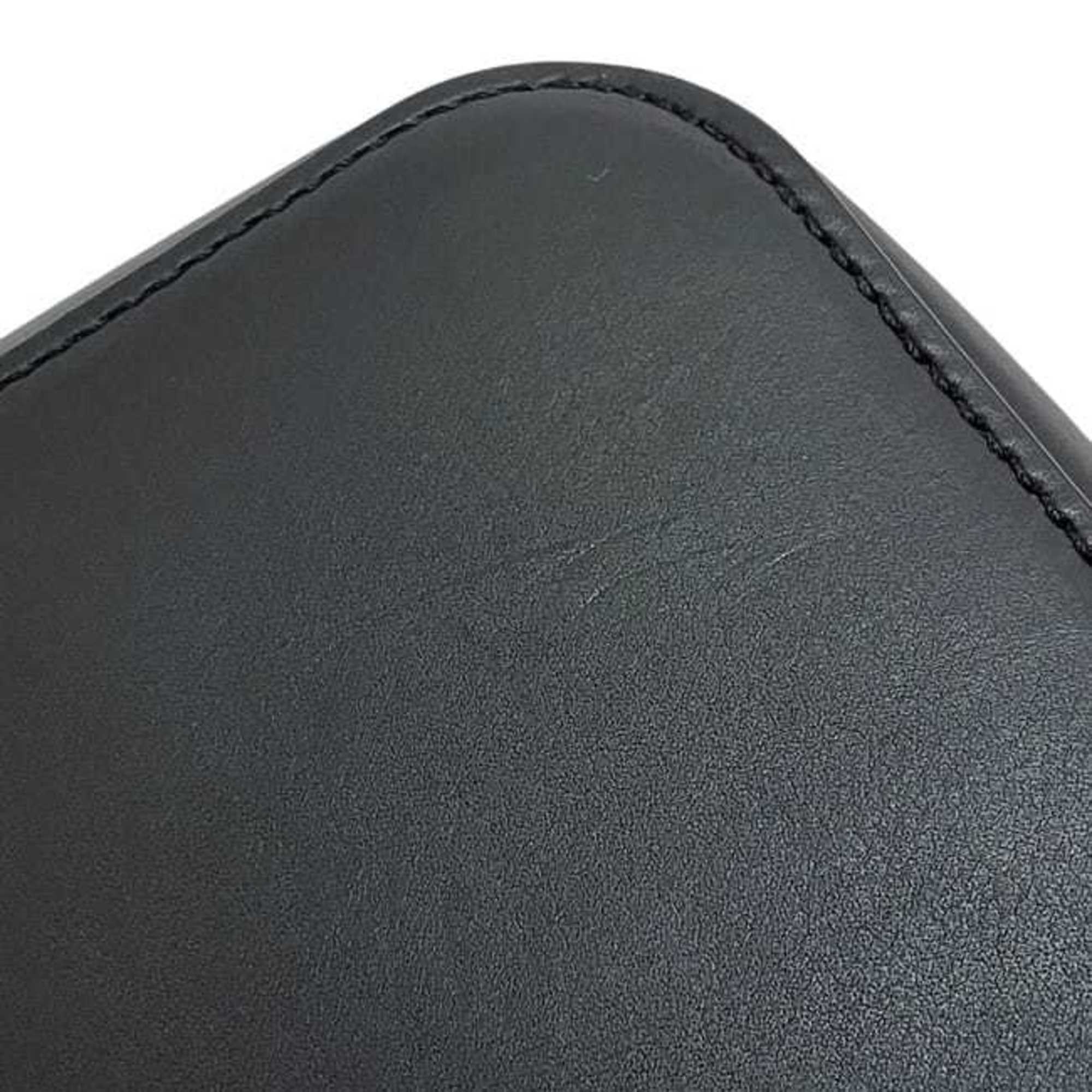 Loewe Black Leather Handbag Shoulder Bag (Pre-Owned)