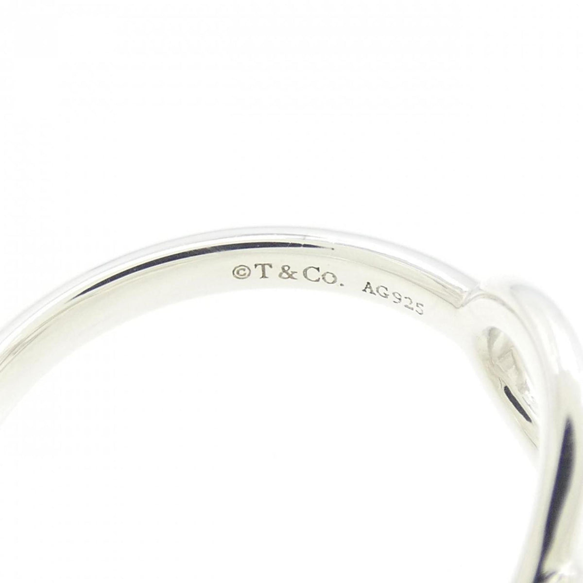 Tiffany Silver 925 Band Ring (Pre-Owned)