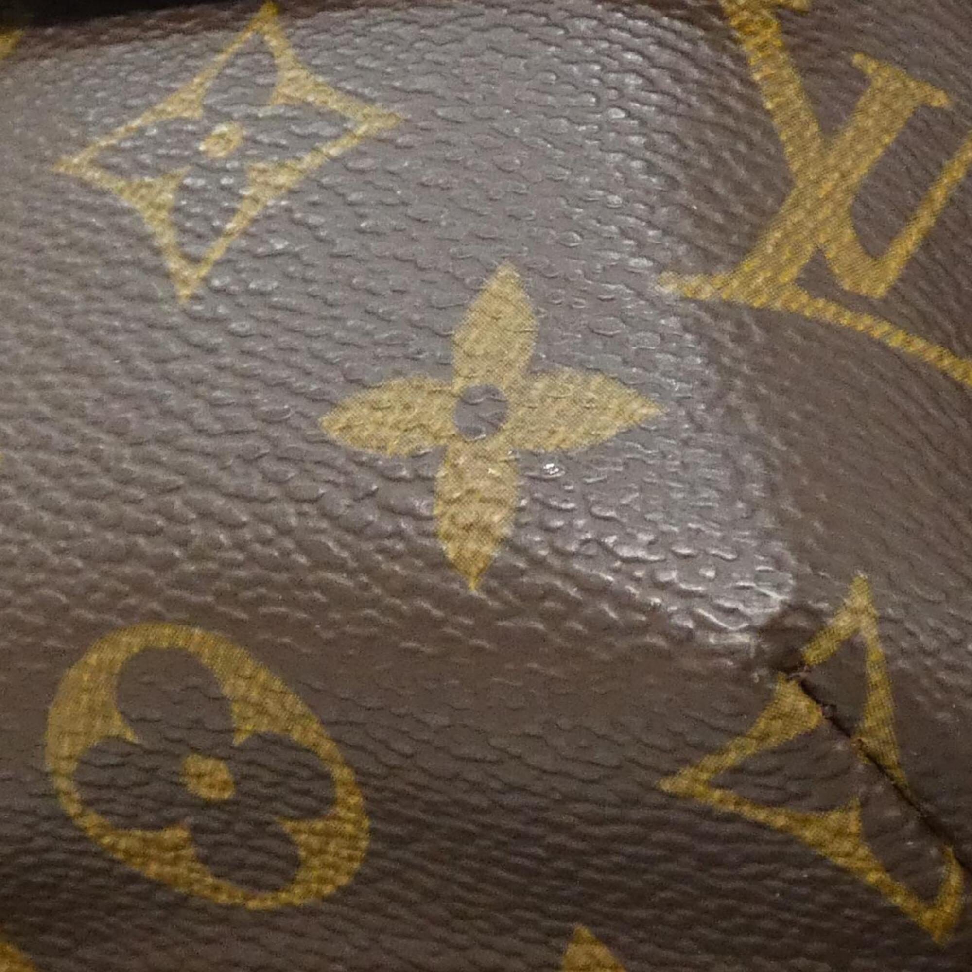 Louis Vuitton Marron Coated Canvas Handbag (Pre-Owned)