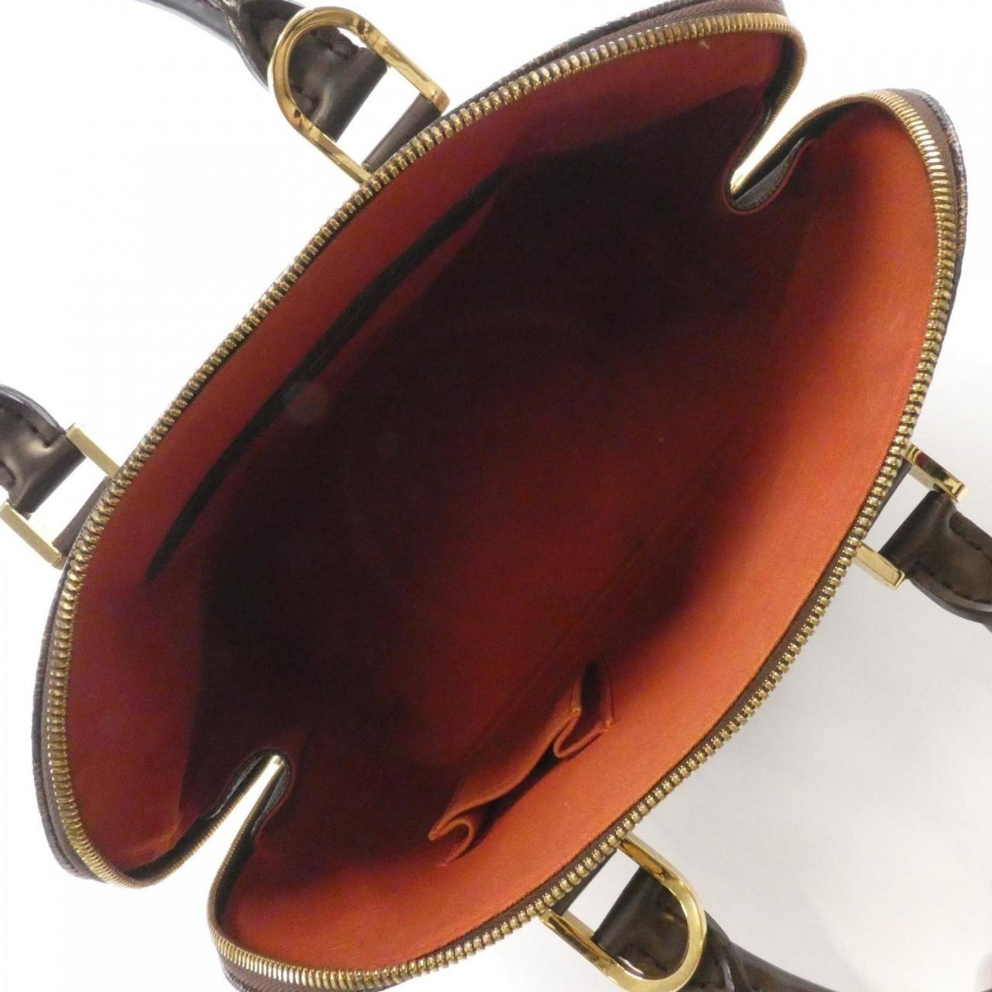 Louis Vuitton Brown Coated Canvas Handbag (Pre-Owned)