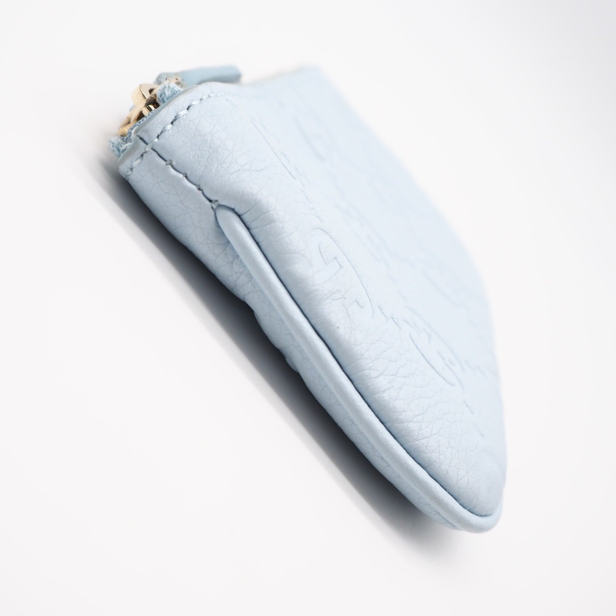 Gucci Blue Leather Coin Purse/Coin Case (Pre-Owned)