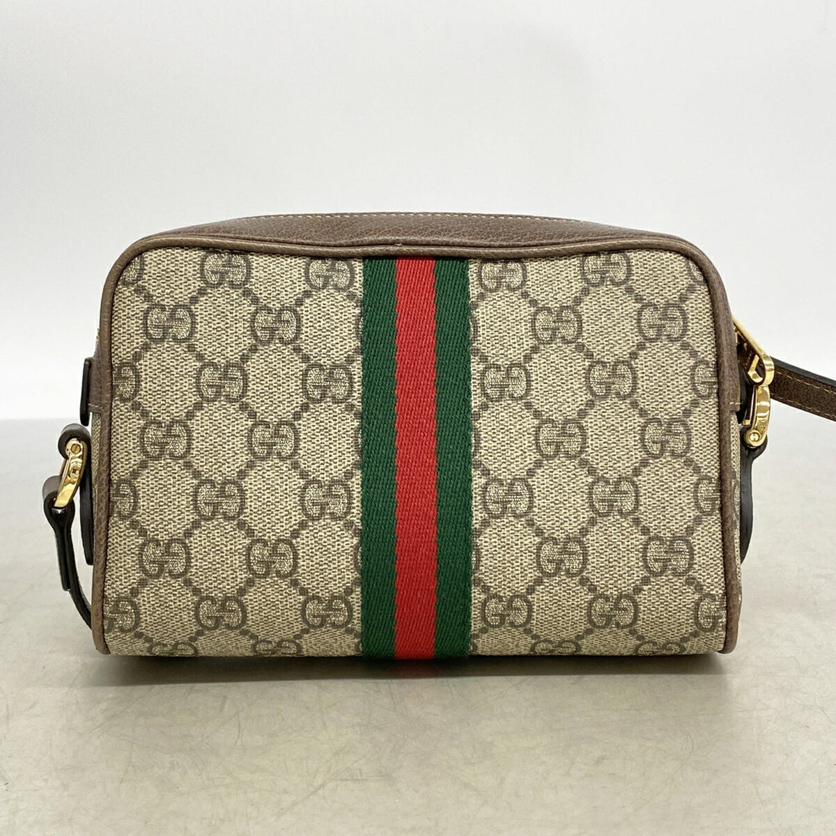 Gucci Brown Pvc Shoulder Bag (Pre-Owned)