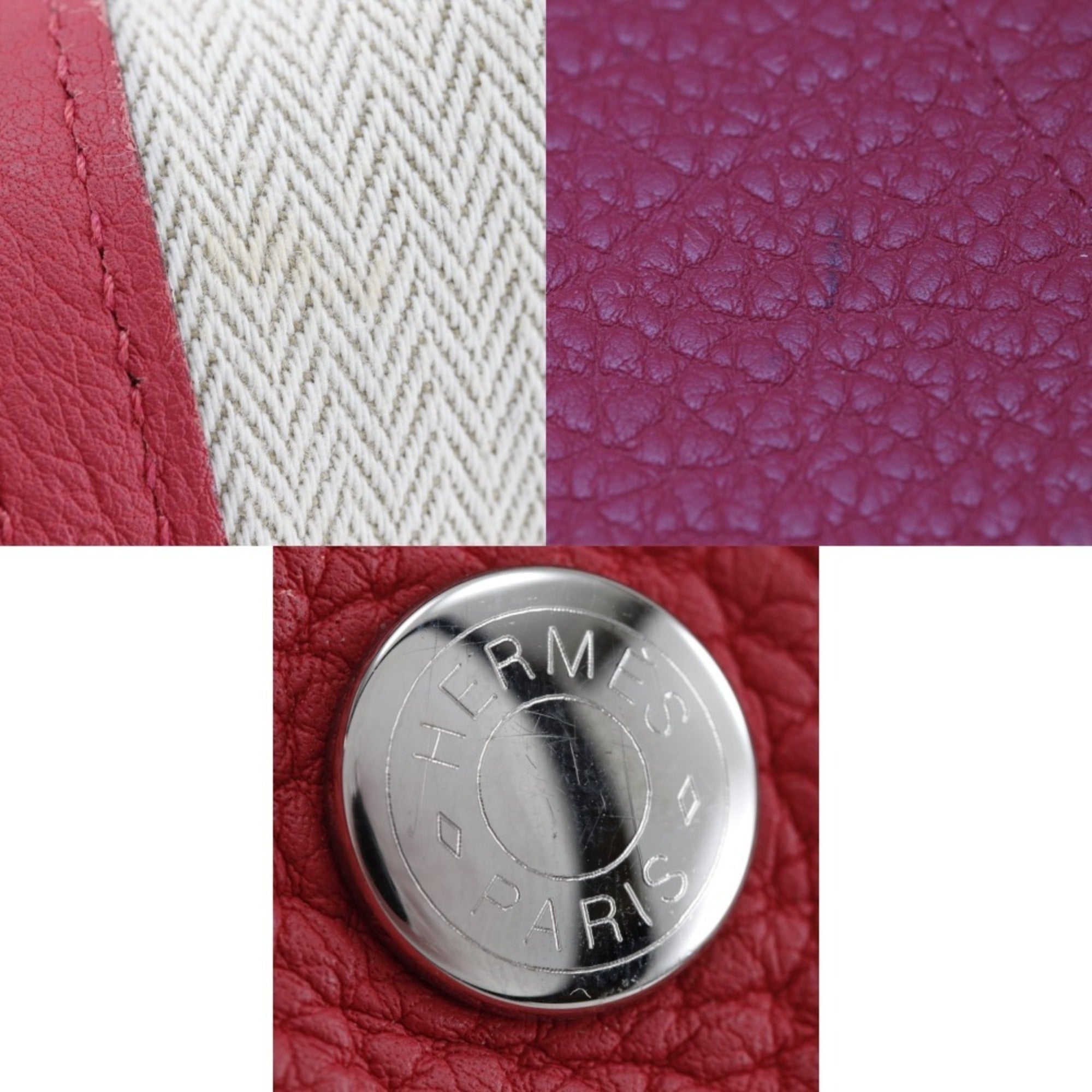 Hermes Garden Pink Negonda Leather Tote Bag (Pre-Owned)