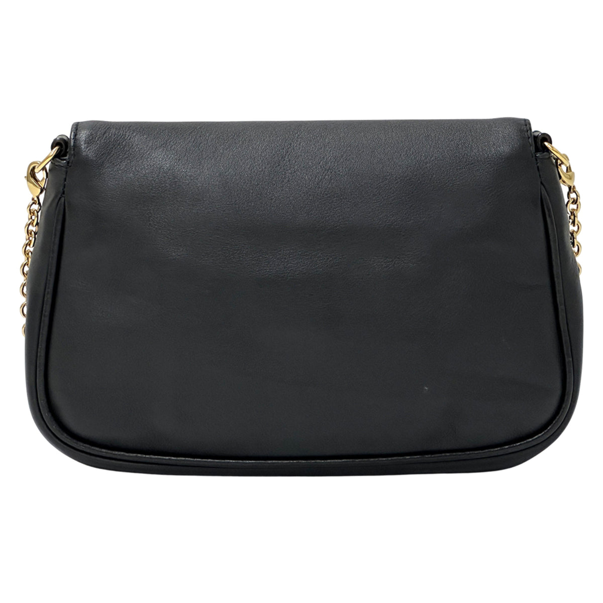 Fendi Black Leather Handbag Shoulder Bag (Pre-Owned)