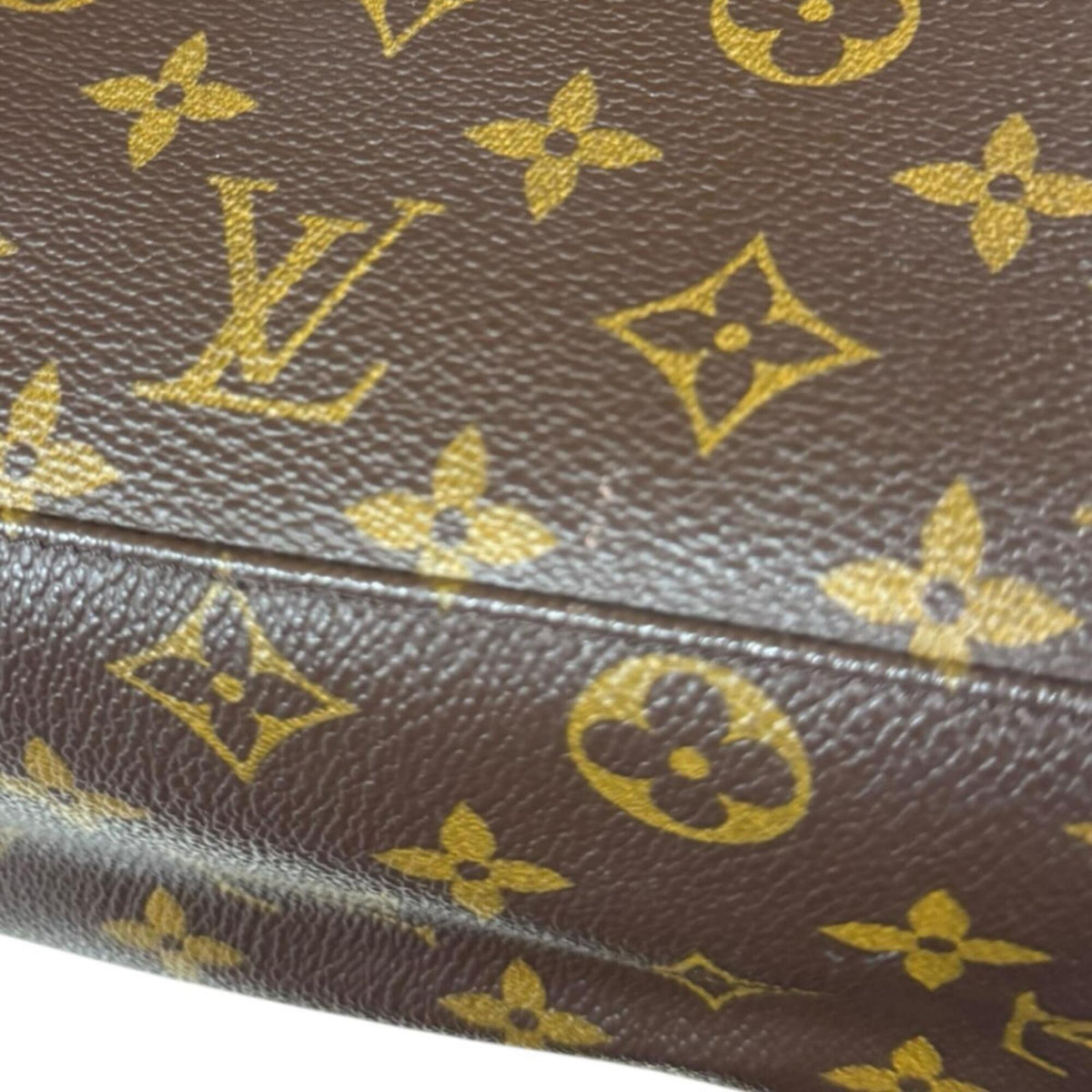 Louis Vuitton Brown Monogram Canvas Shoulder Bag (Pre-Owned)
