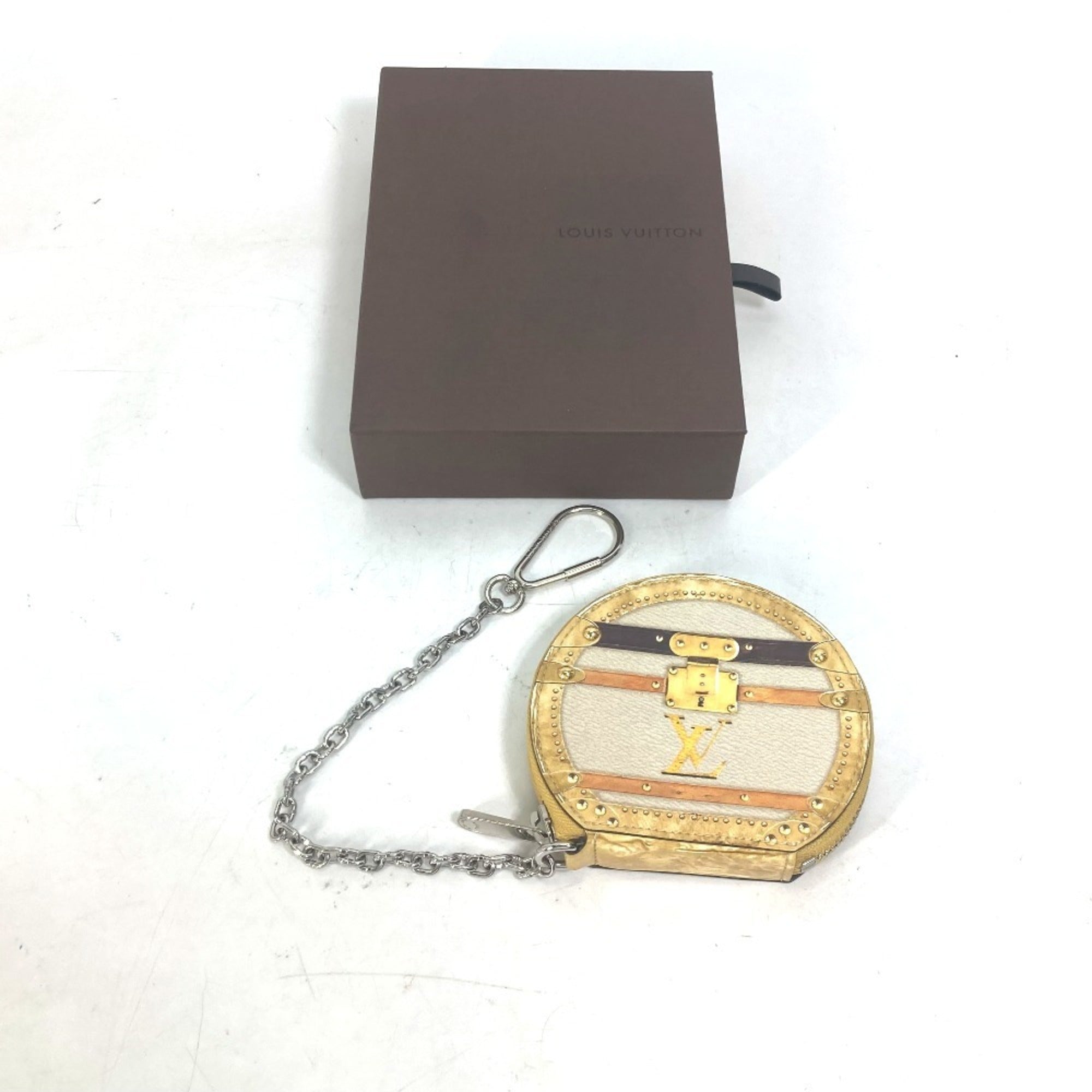 Louis Vuitton Beige Coin Purse/Coin Case (Pre-Owned)