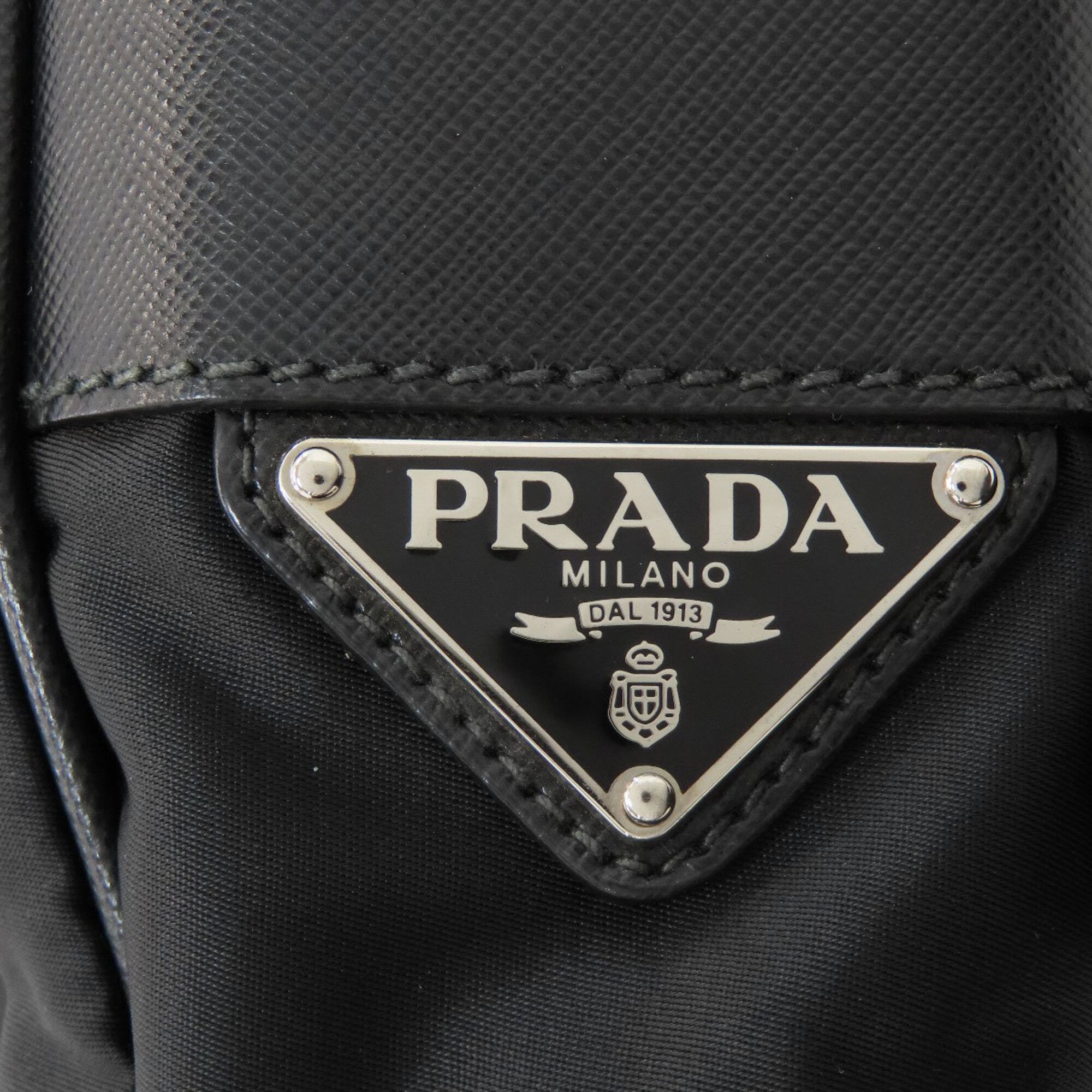 Prada Black Nylon Shoulder Bag (Pre-Owned)
