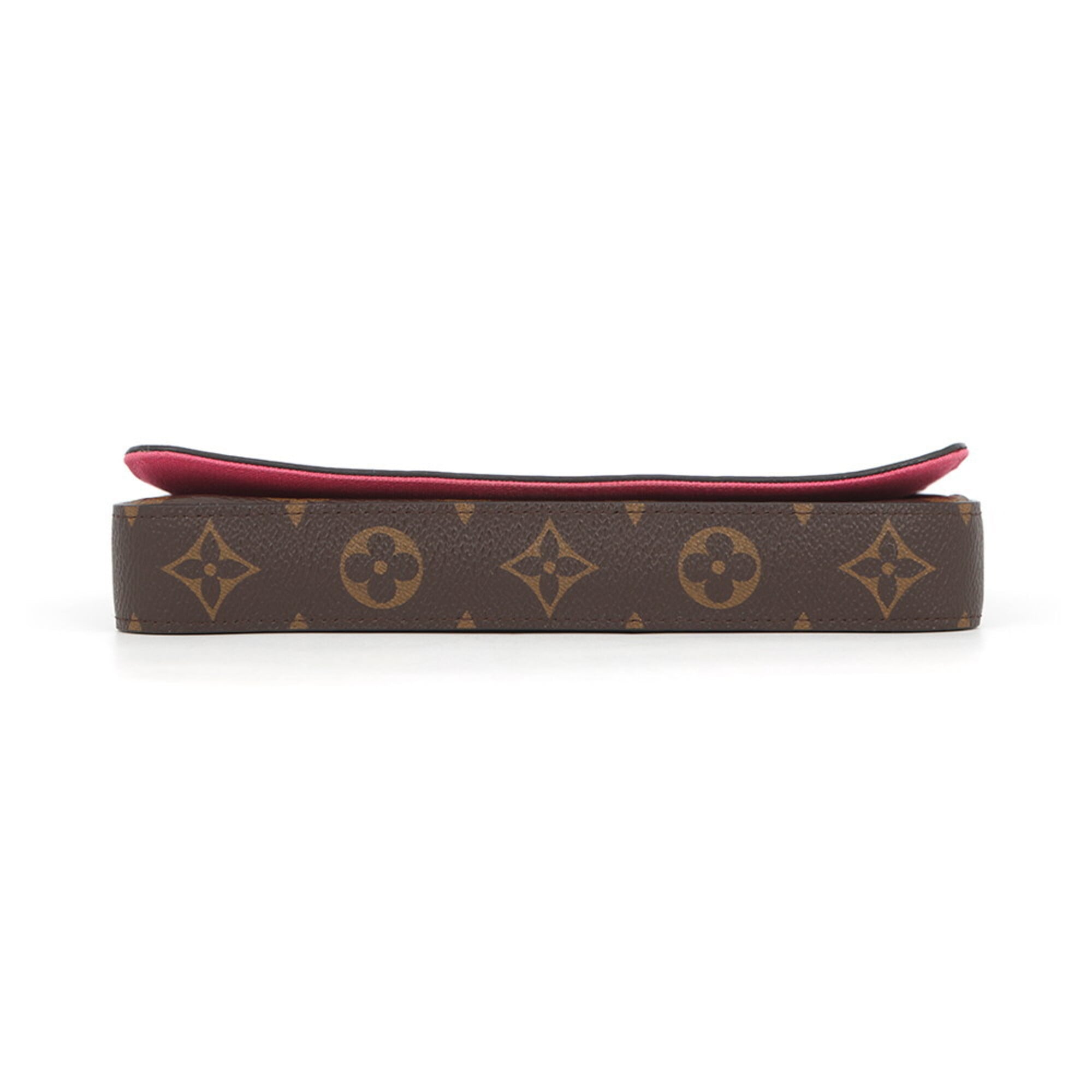 Louis Vuitton Monogram Brown Monogram Chain/Shoulder Wallet (Pre-Owned)