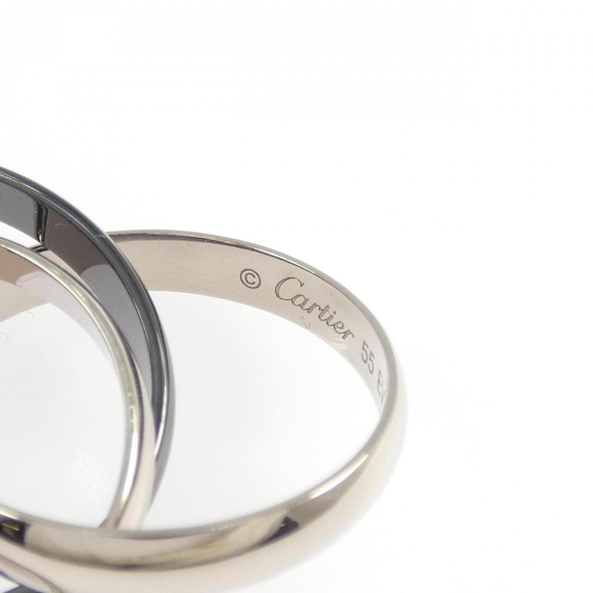 Cartier White Gold (18K) Ceramic Band Ring (Pre-Owned)