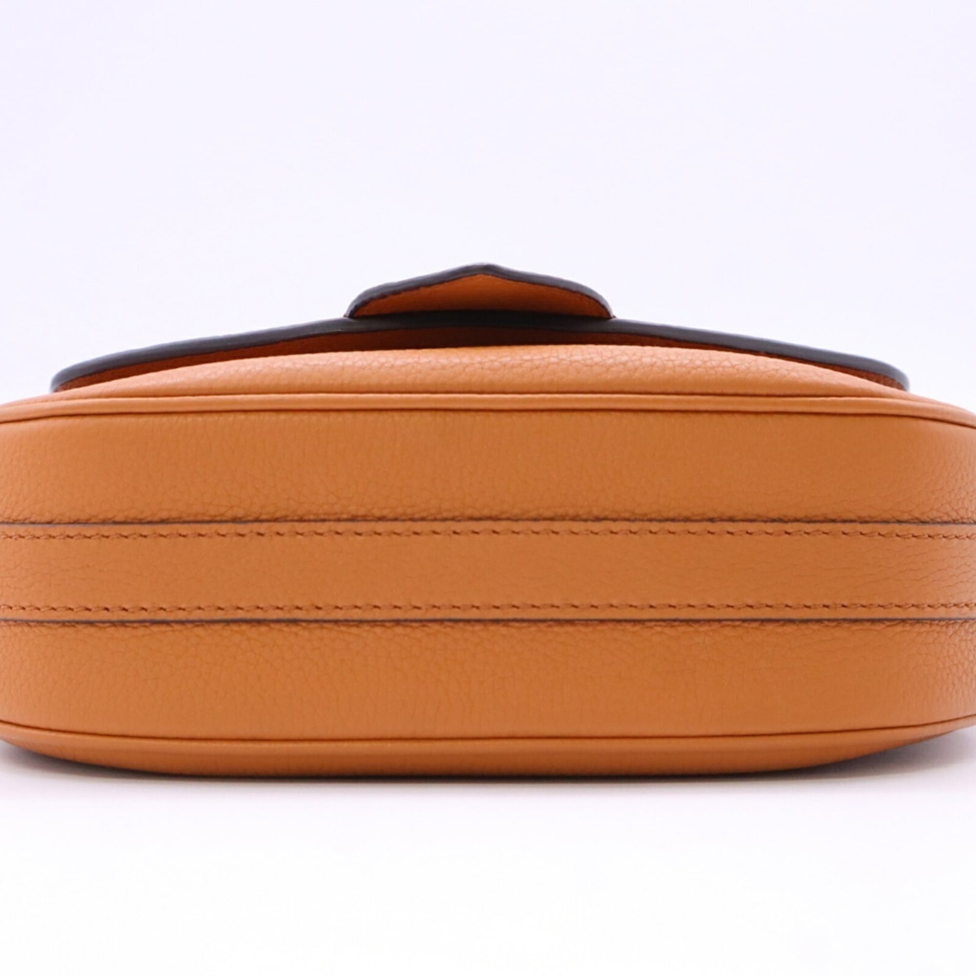 Louis Vuitton Brown Caramel Cream Leather Shoulder Bag (Pre-Owned)