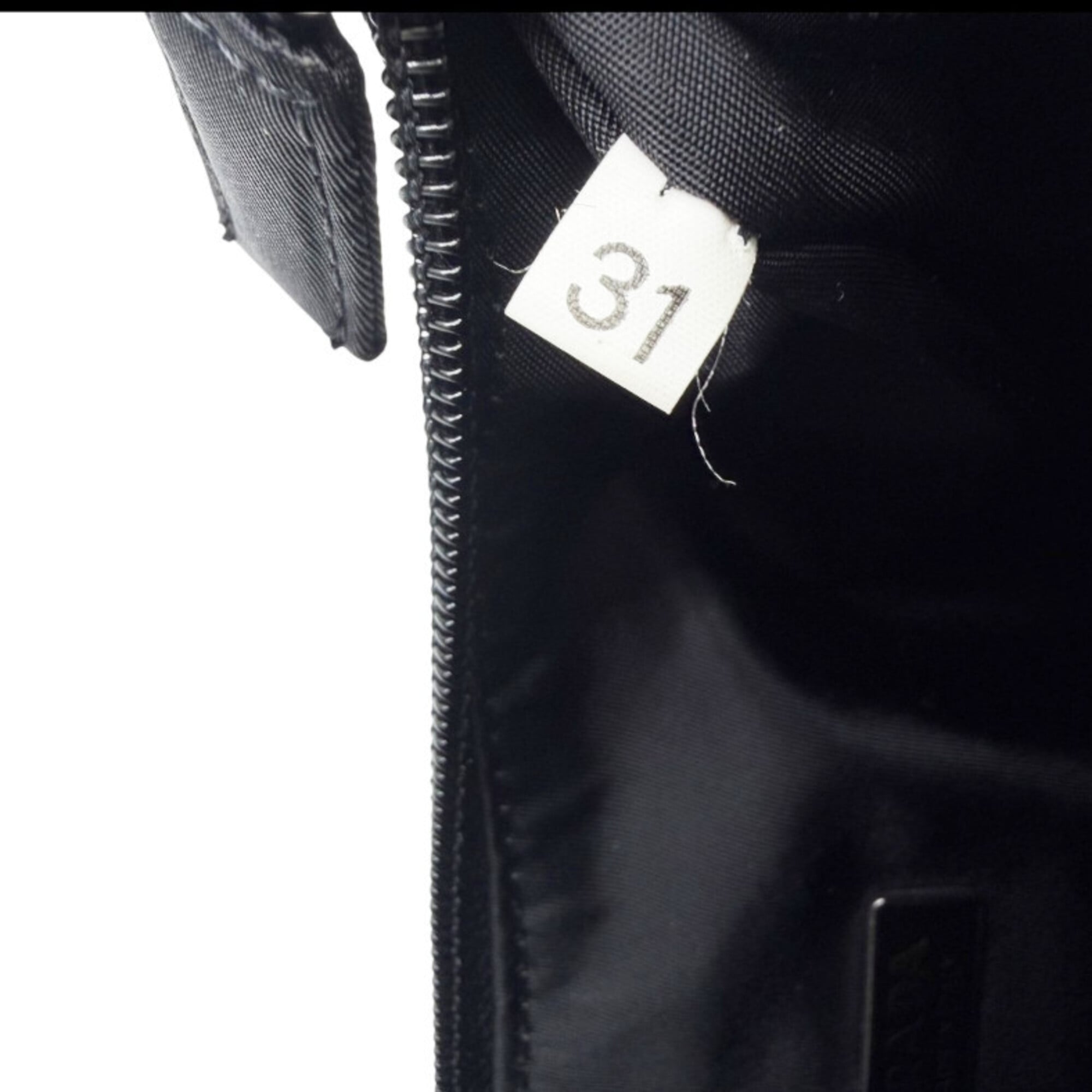 Prada Black Nylon Handbag Pouch Shoulder Bag (Pre-Owned)