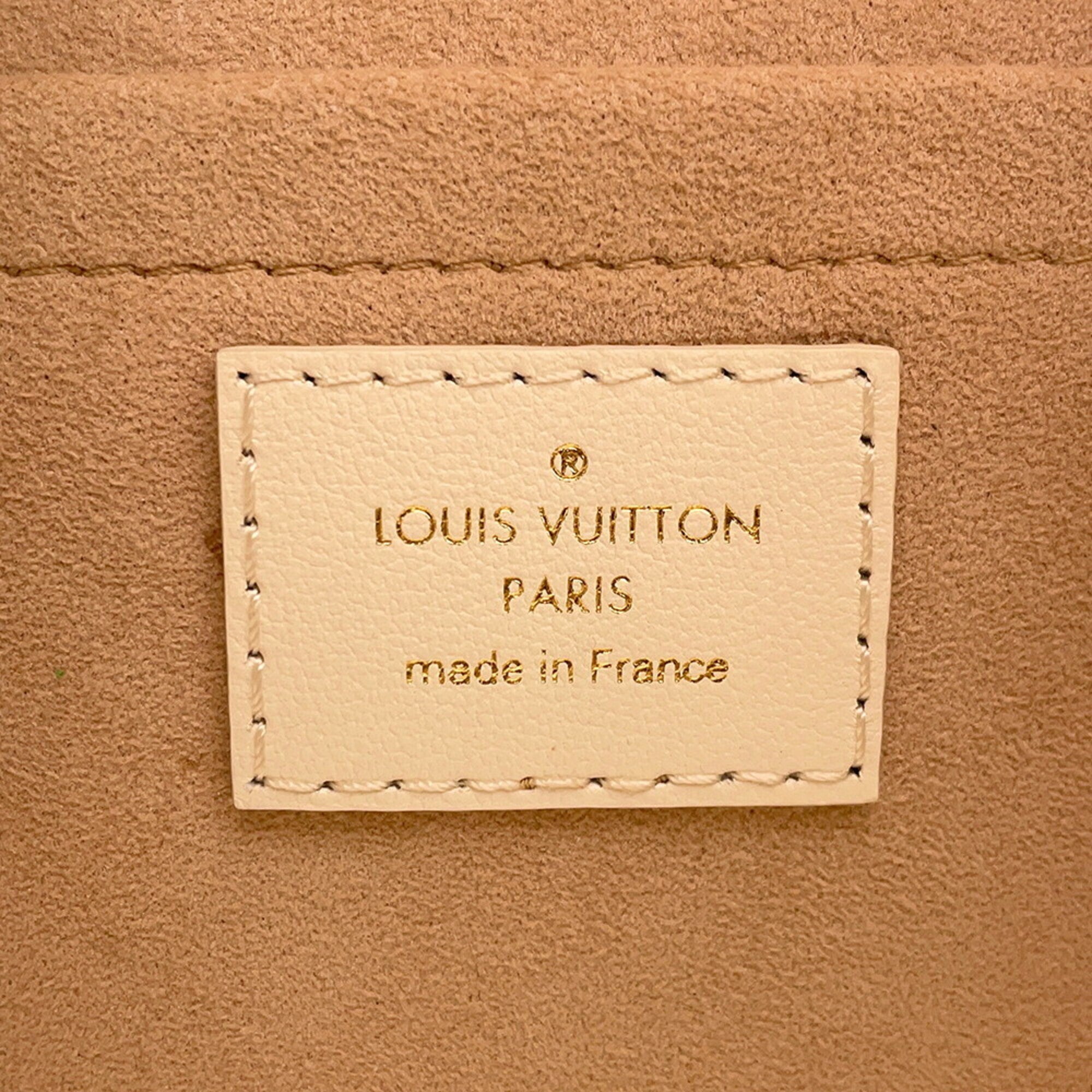 Louis Vuitton Multi-Color White Monogram Handbag Shoulder Bag (Pre-Owned)