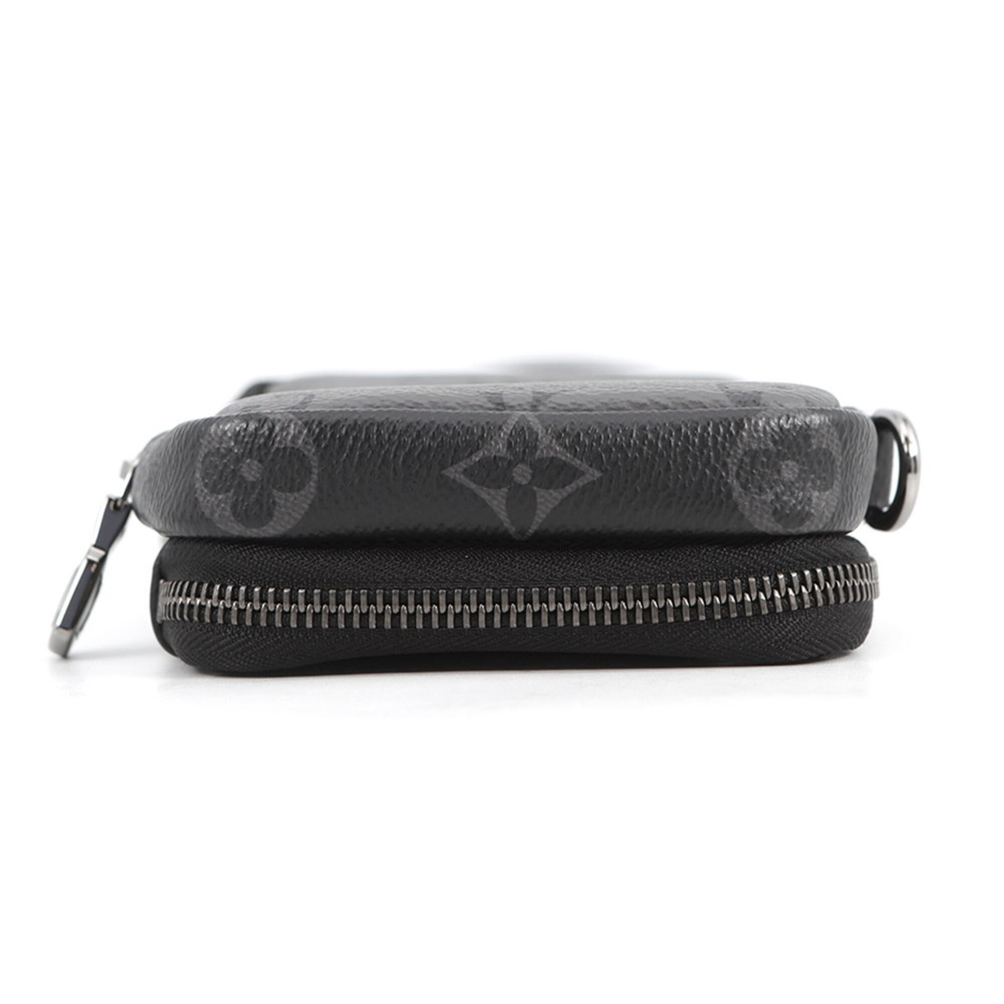 Louis Vuitton Monogram Eclipse Black Noir Monogram Eclipse Pouch Shoulder Bag (Pre-Owned)