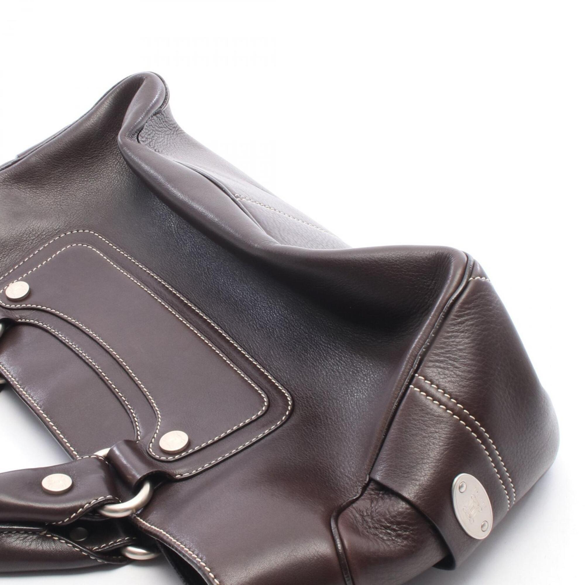 Celine Brown Leather Handbag (Pre-Owned)