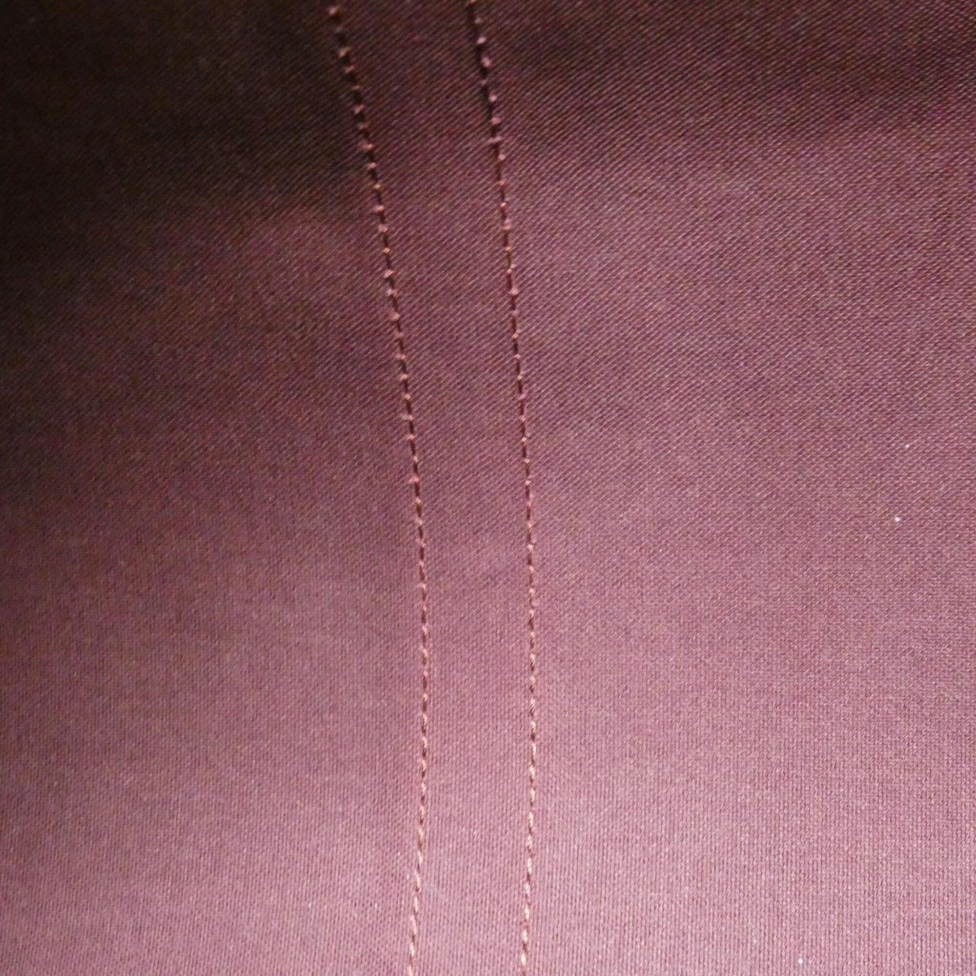 Louis Vuitton Brown Coated Canvas Boston Bag (Pre-Owned)