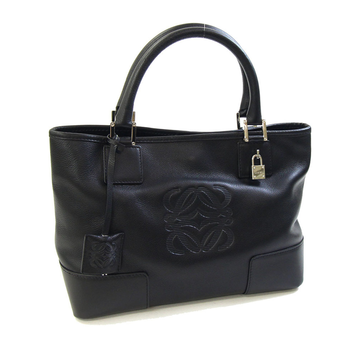 Loewe Black Leather Handbag (Pre-Owned)
