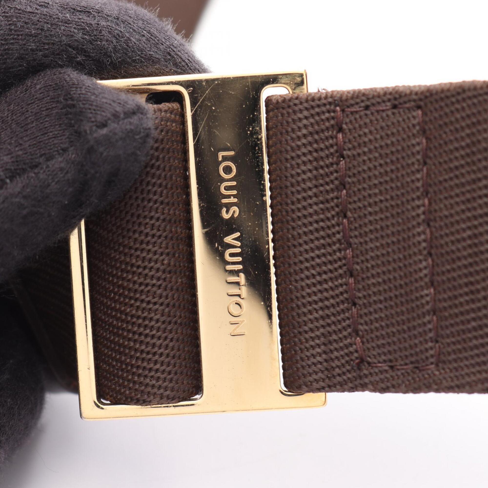 Louis Vuitton Brown Coated Canvas Fanny Pack Handbag (Pre-Owned)