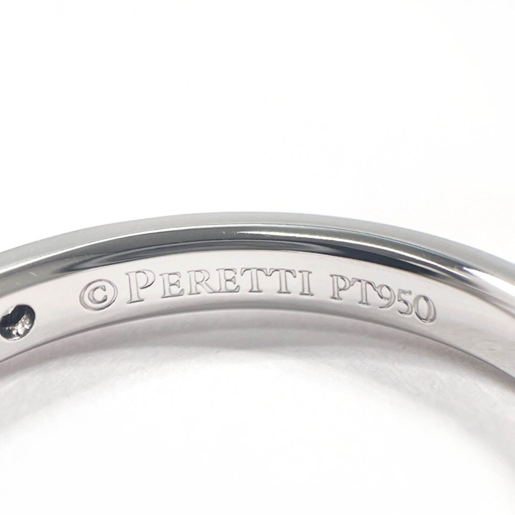 Tiffany Silver Platinum 950 Band Ring (Pre-Owned)