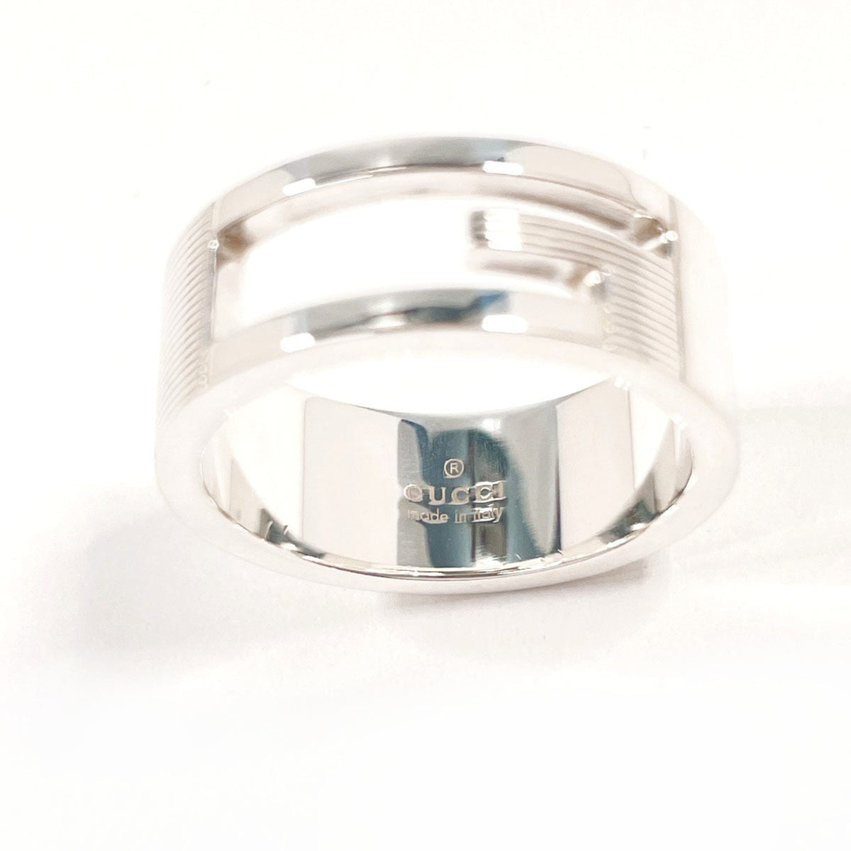 Gucci Silver Silver 925 Band Ring (Pre-Owned)