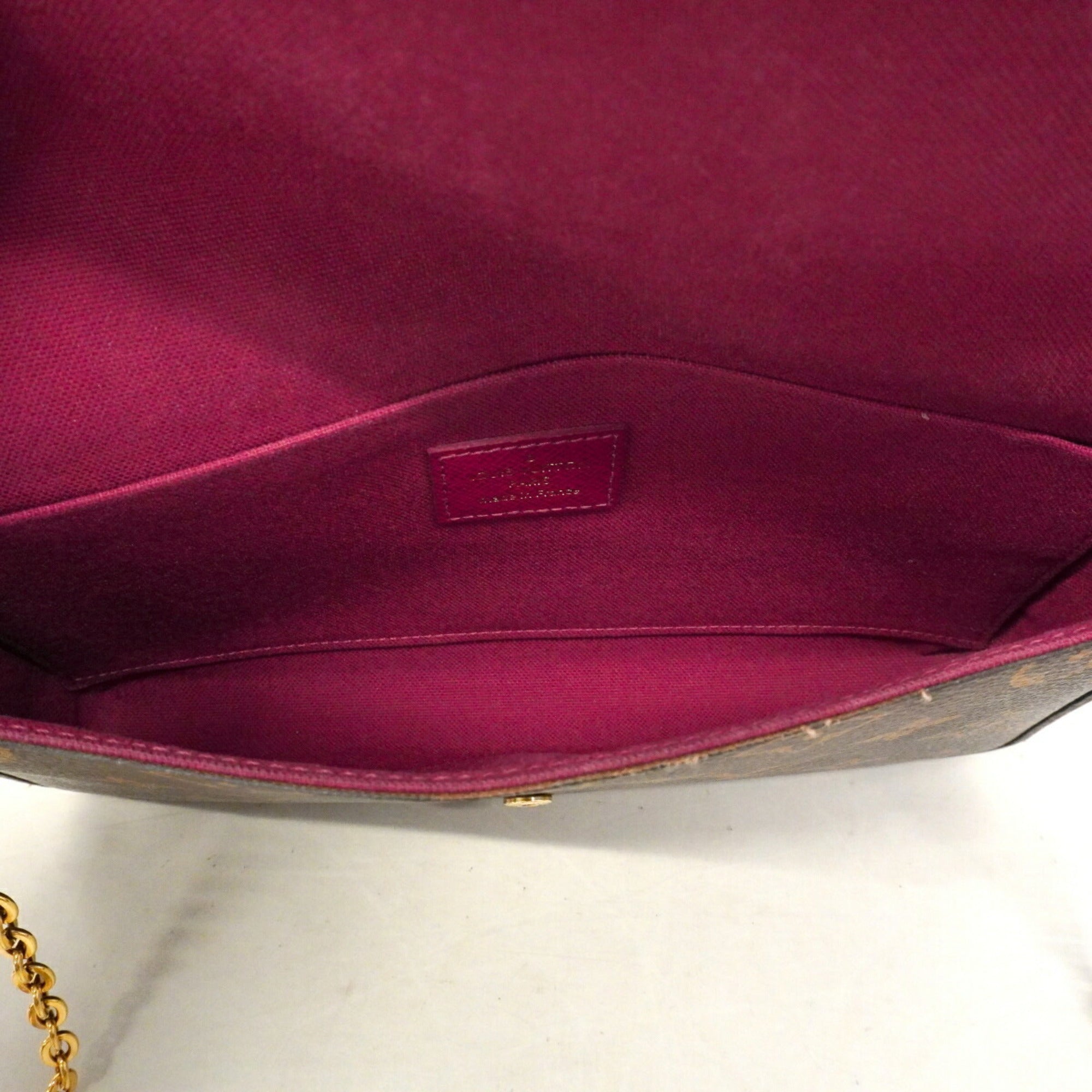 Louis Vuitton Brown Chain/Shoulder Wallet (Pre-Owned)