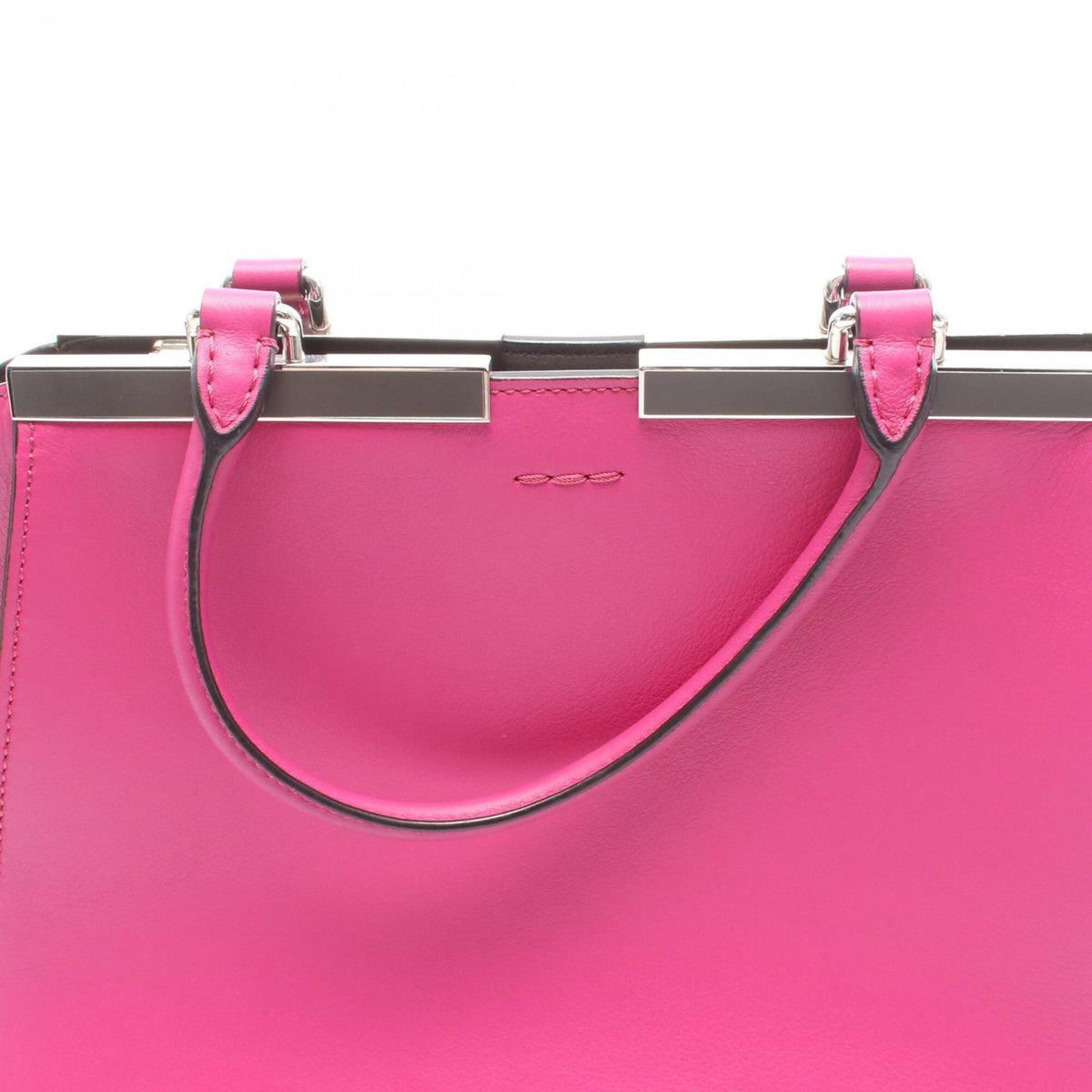 Fendi Pink Leather Handbag (Pre-Owned)