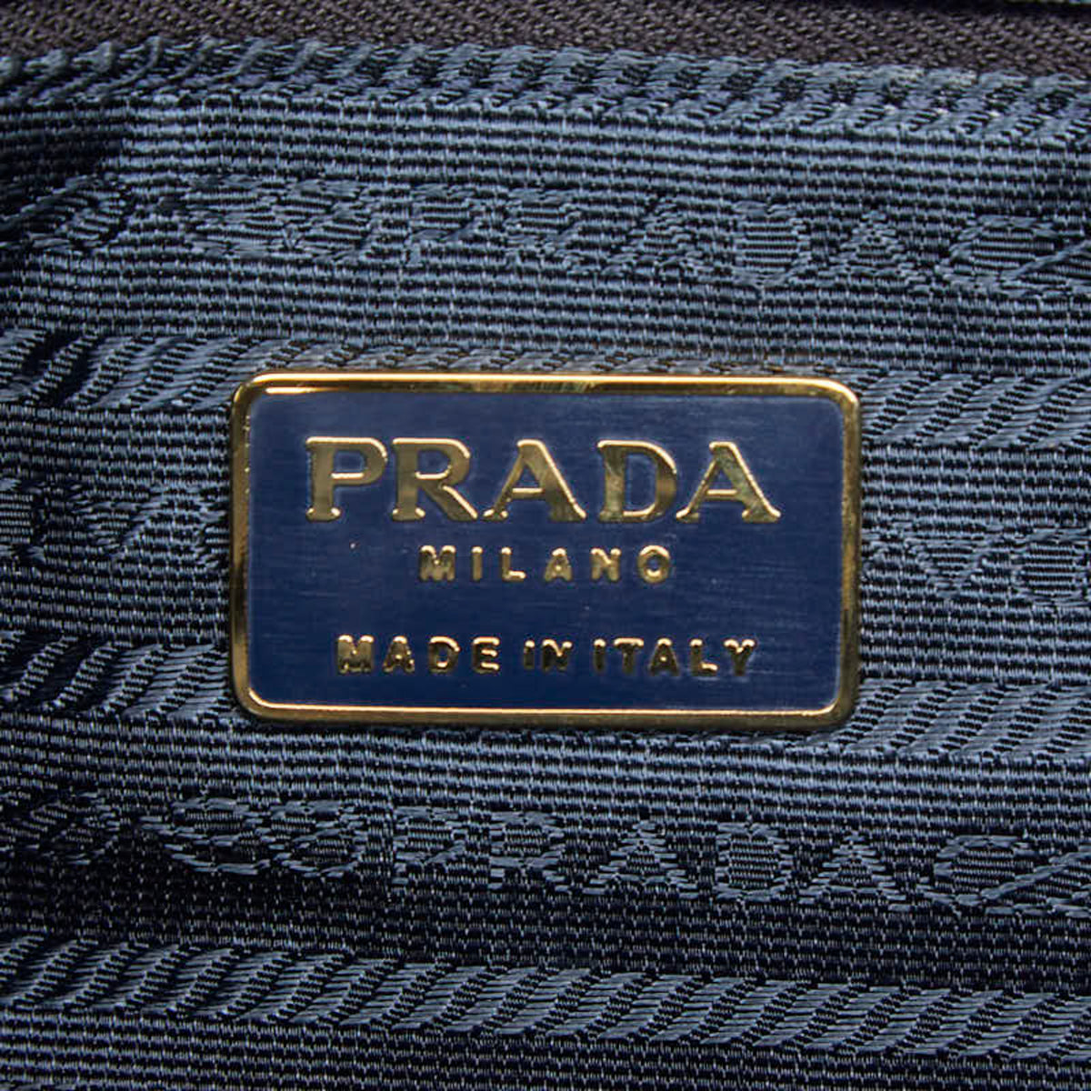Prada Navy Nylon Handbag (Pre-Owned)