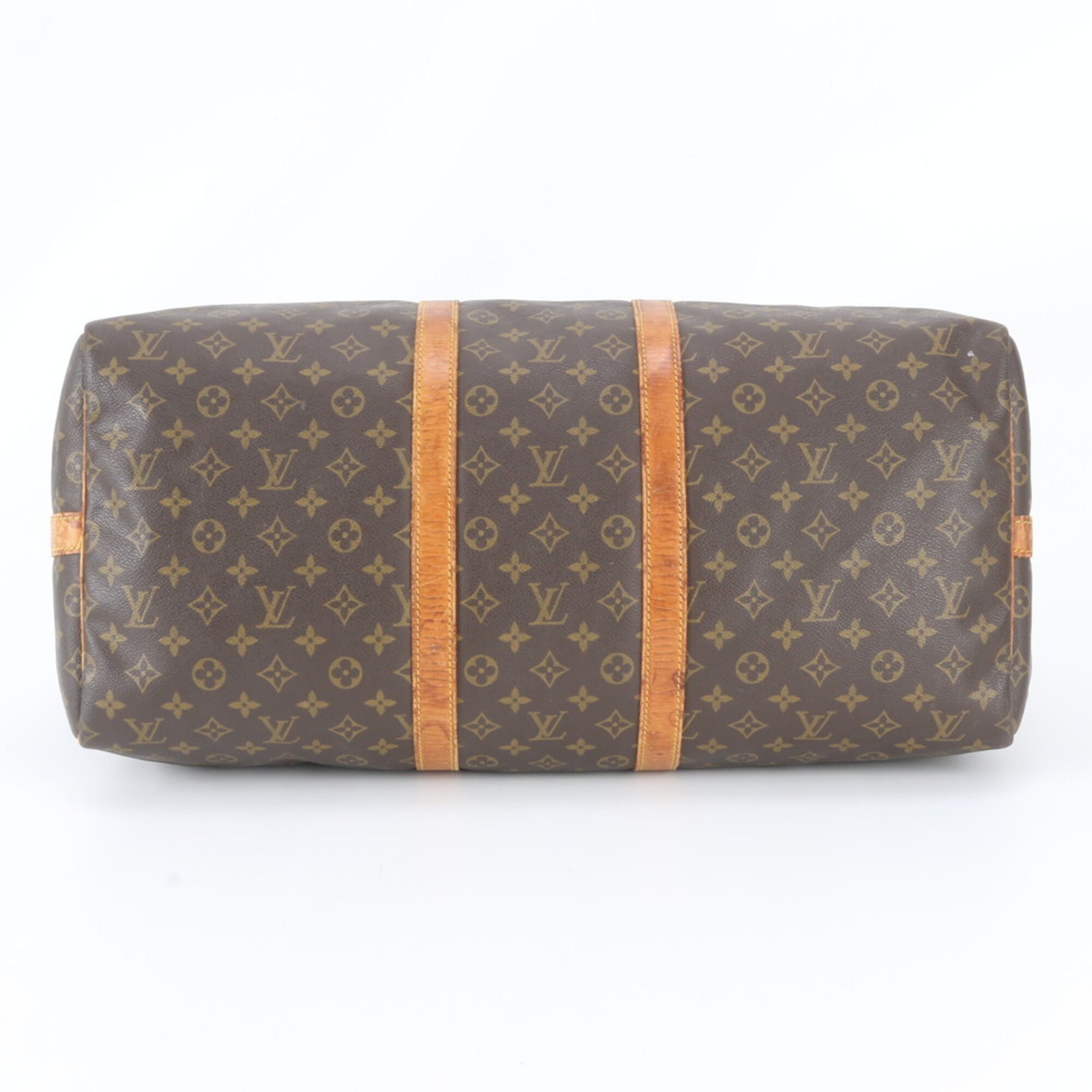 Louis Vuitton Brown Monogram Leather Coated Canvas Handbag Tote Bag (Pre-Owned)