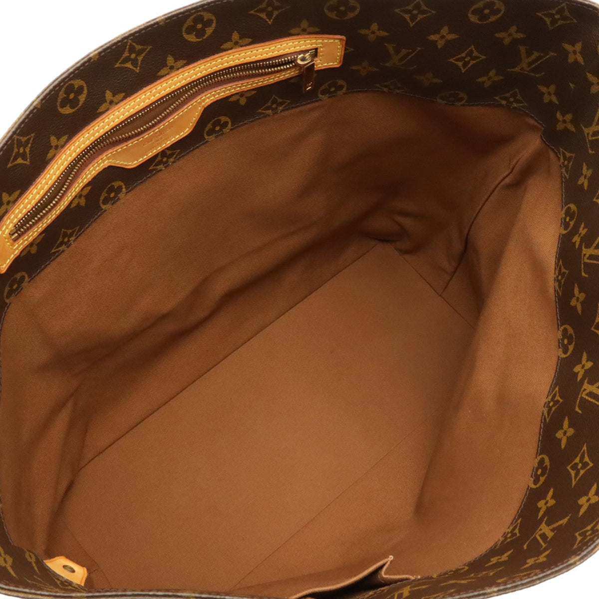 Louis Vuitton Brown Monogram Canvas Pvc Coated Canvas Shoulder Bag Tote Bag (Pre-Owned)