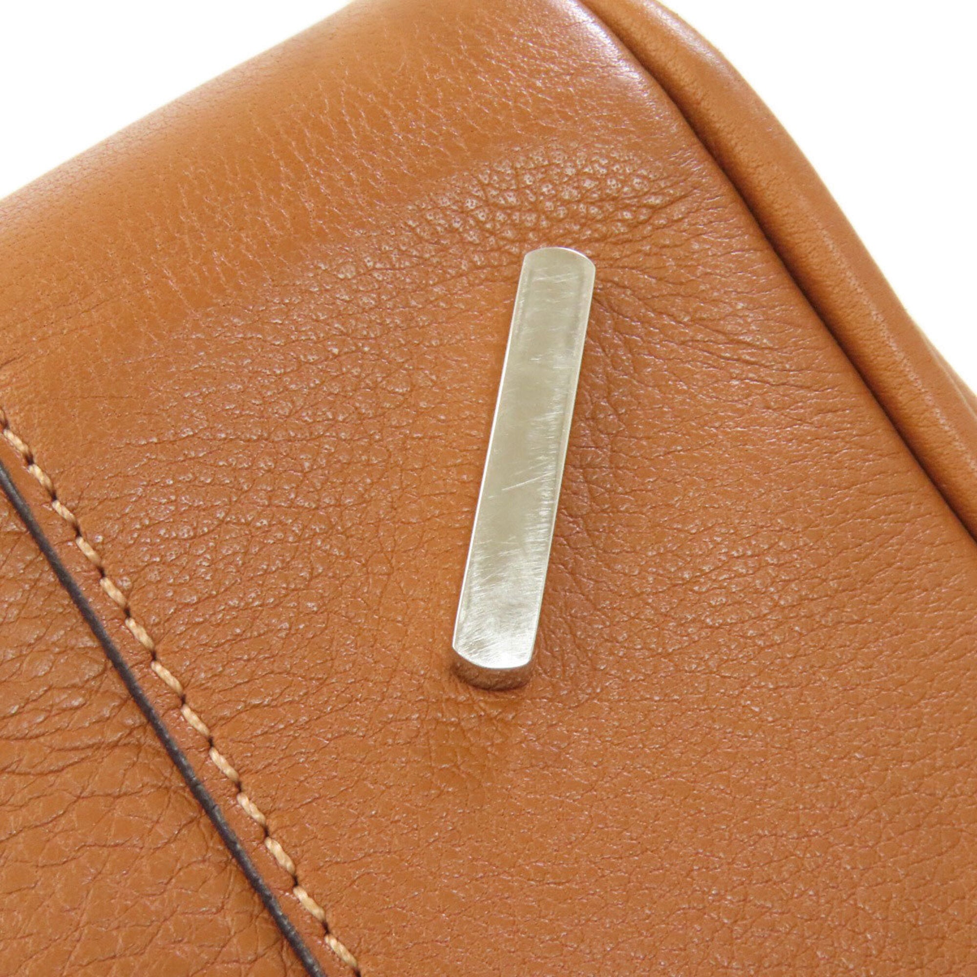 Loewe Amazona Brown Leather Handbag (Pre-Owned)