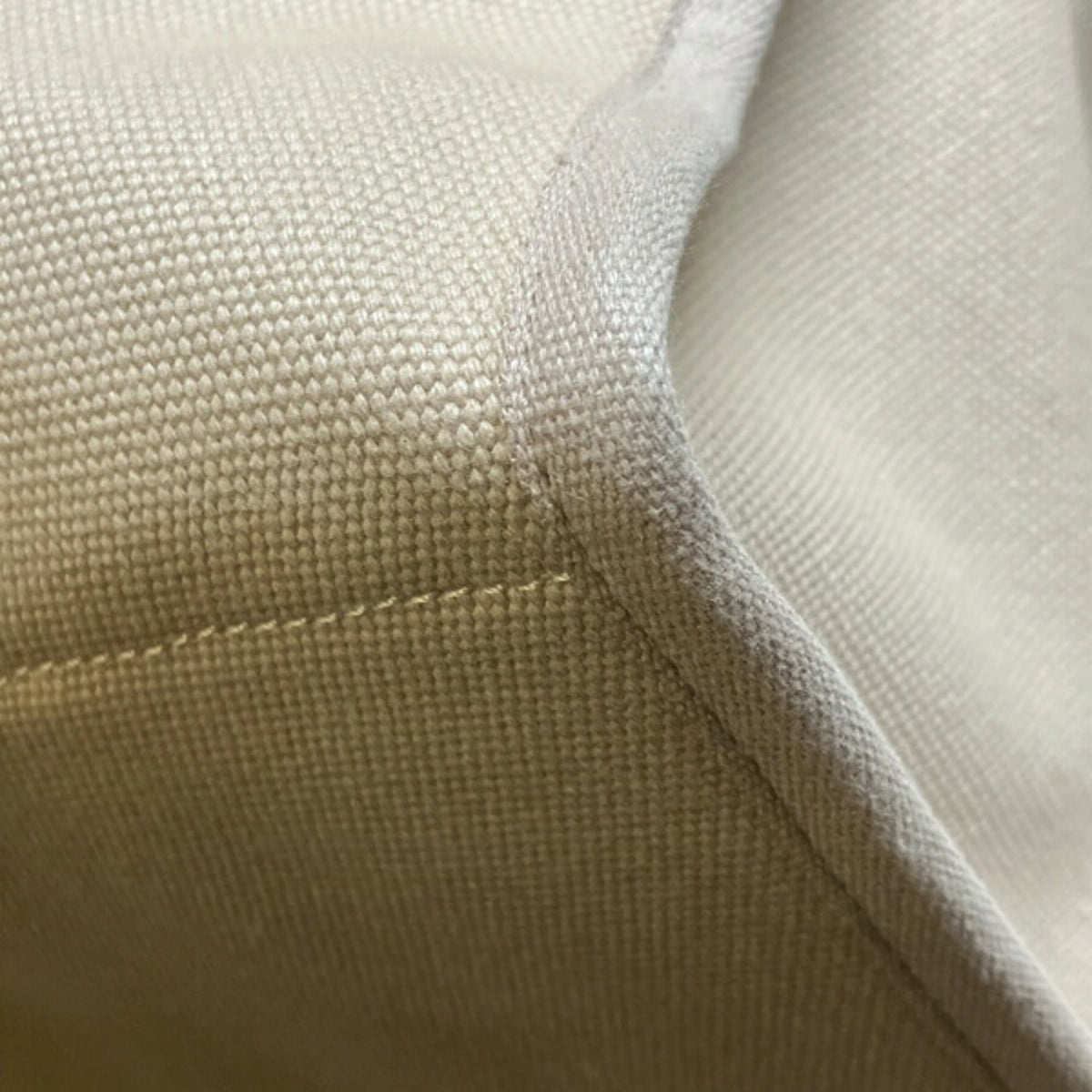 Coach Beige Canvas Shoulder Bag Tote Bag (Pre-Owned)