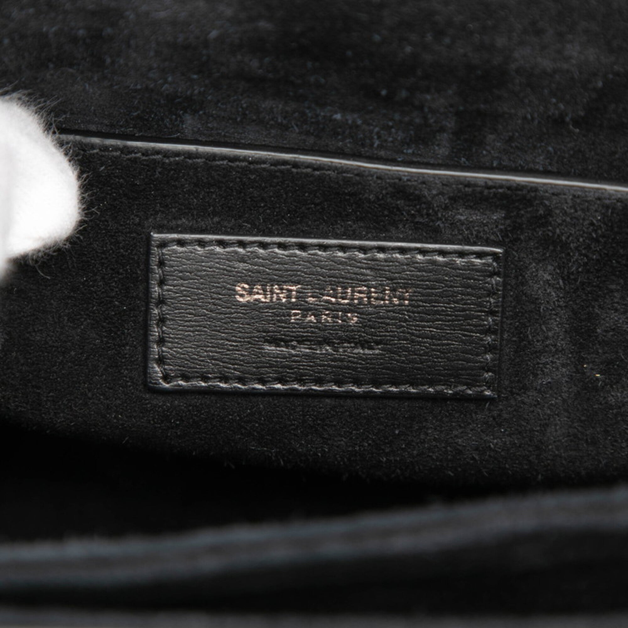 Saint Laurent Black Leather Handbag Shoulder Bag (Pre-Owned)