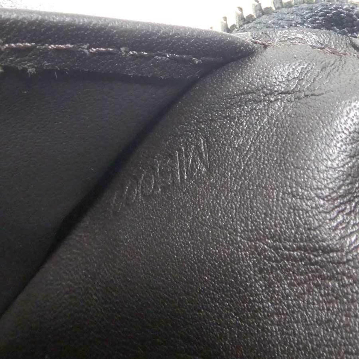 Louis Vuitton Noir Canvas Long Wallet (Bi-Fold) (Pre-Owned)
